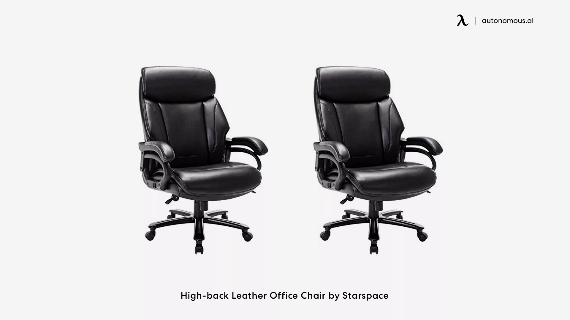High-back Leather Office Chair by Starspace