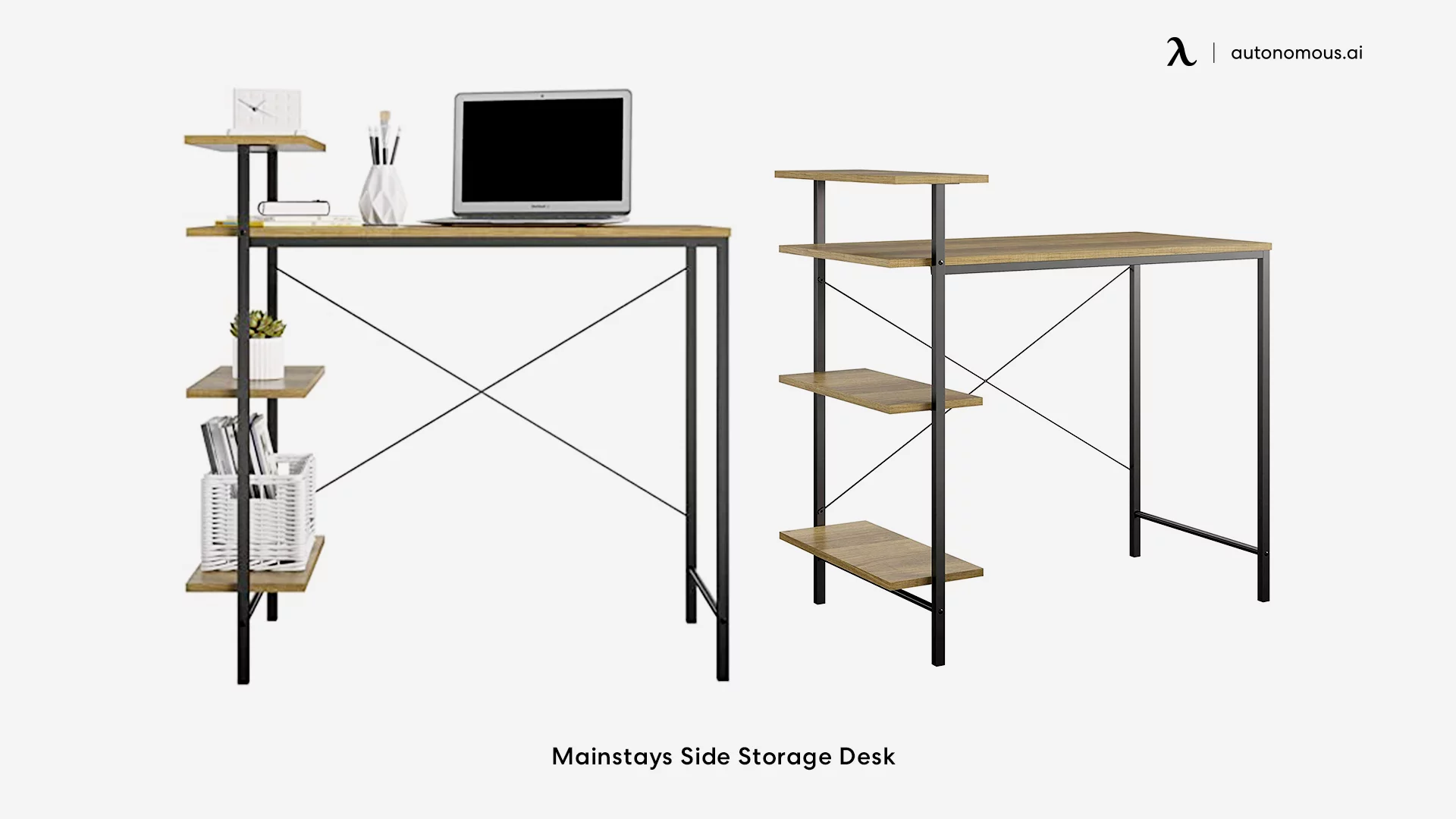 Mainstays Side Storage Desk  living room desk