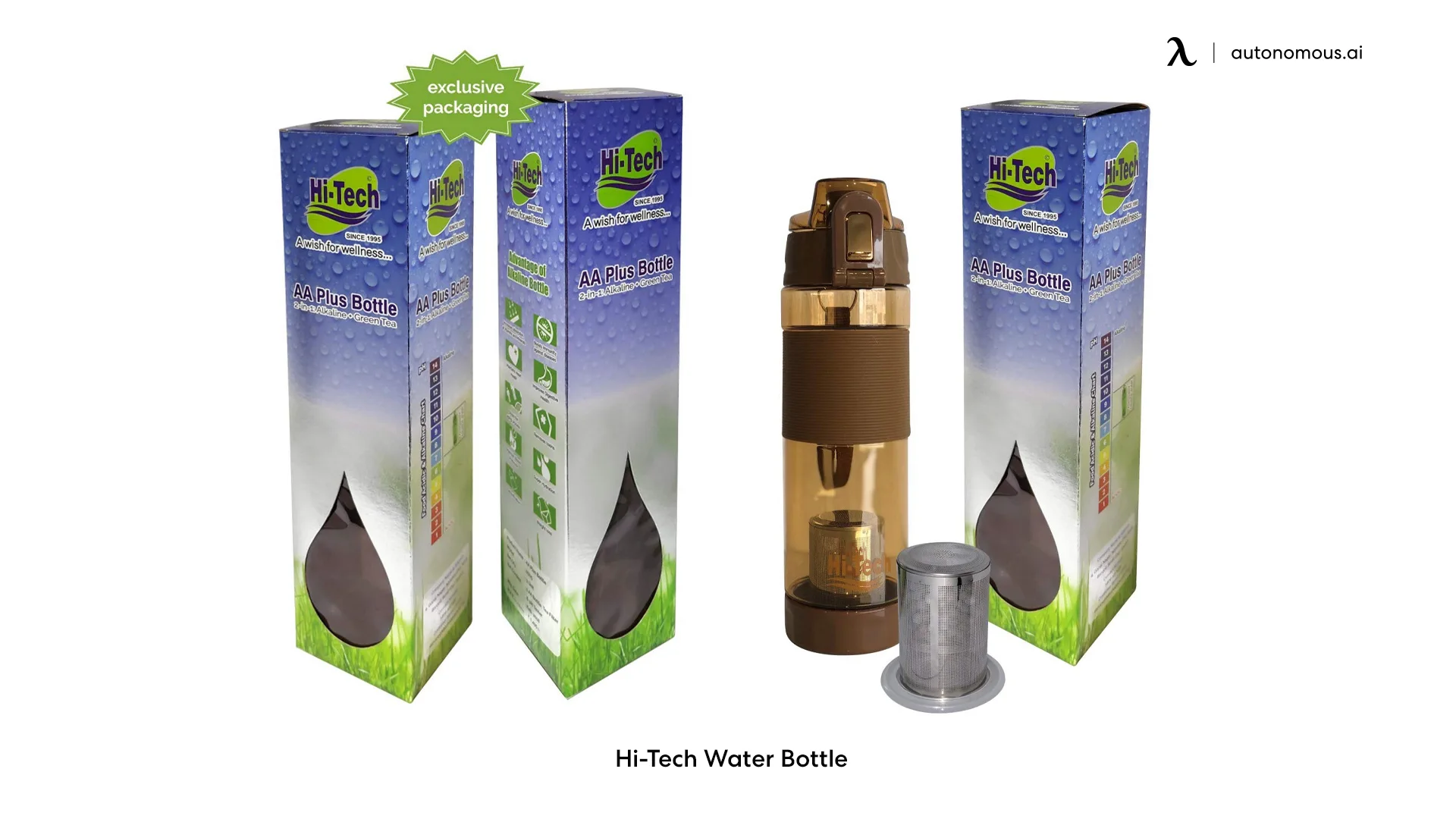 Hi-Tech Alkaline water bottle