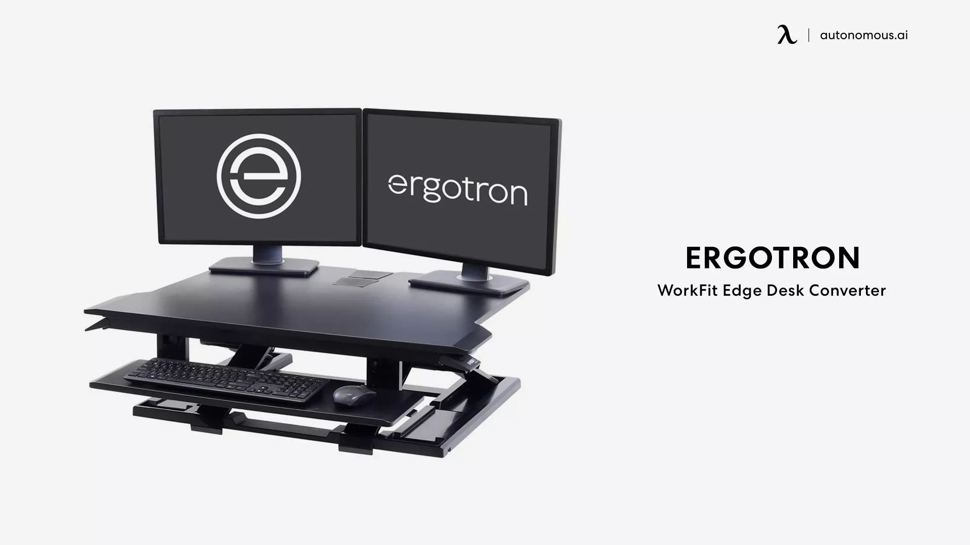 WorkFit Edge Standing Desk Converter by Ergotron