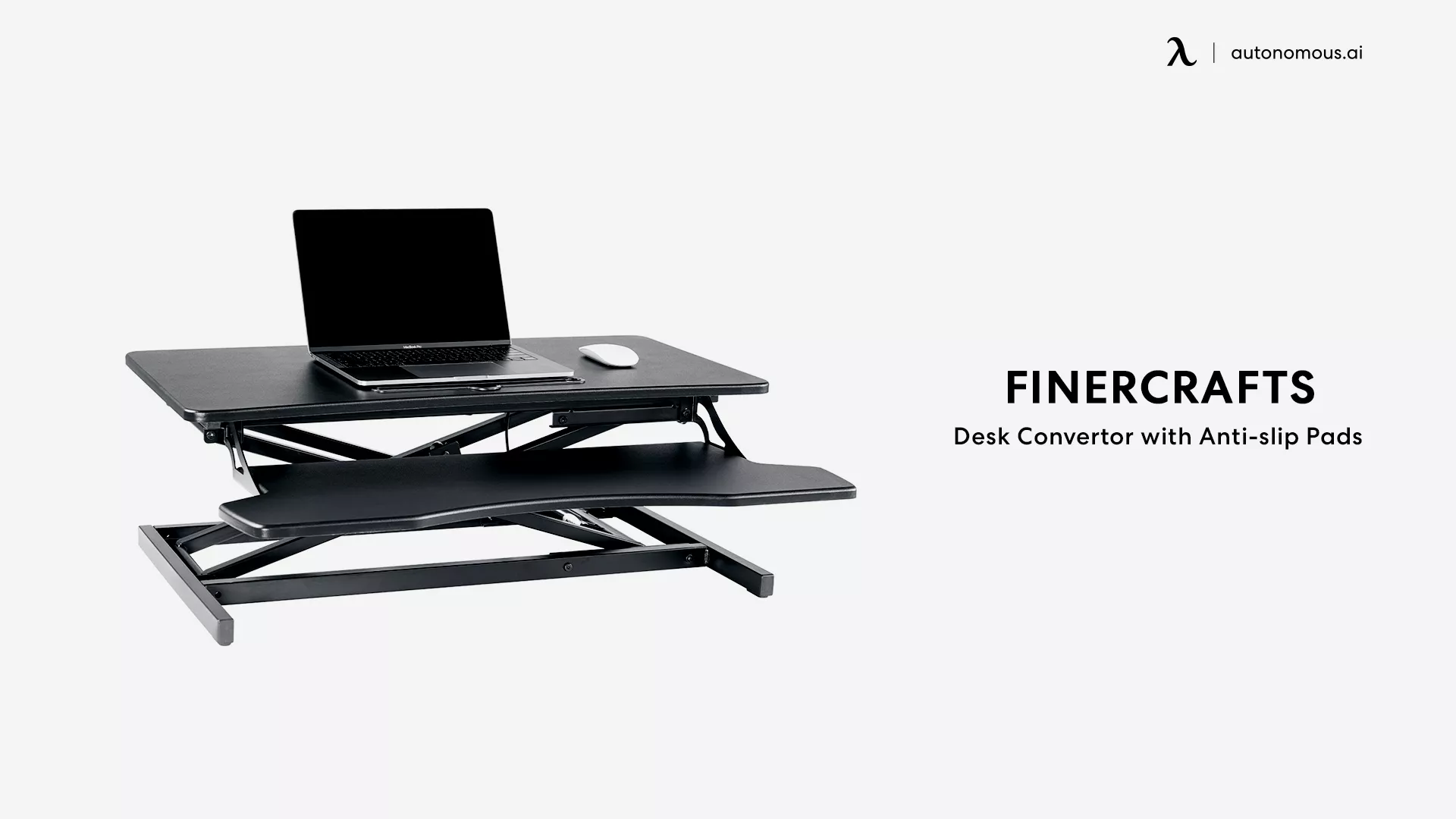 FinerCrafts Desk Convertor with Anti-slip Pads