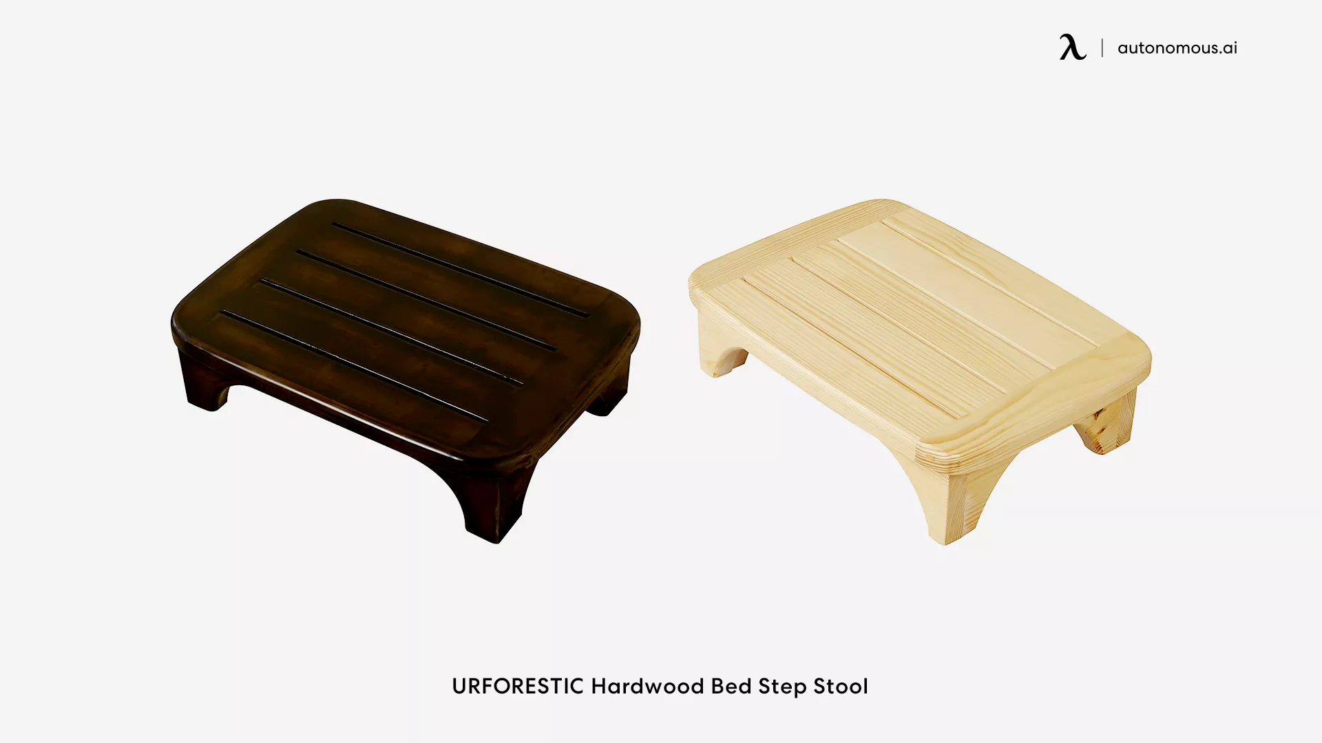 Step-stool in floor desk setup
