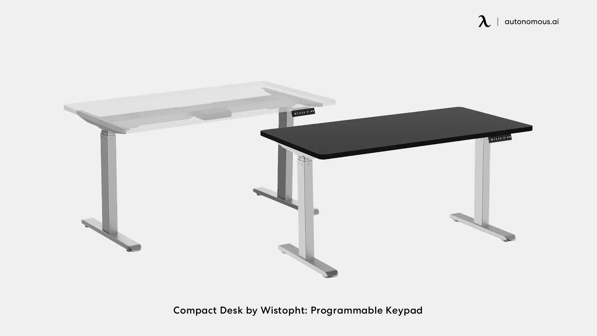Wistopht Compact Desk with Programmable Keypad