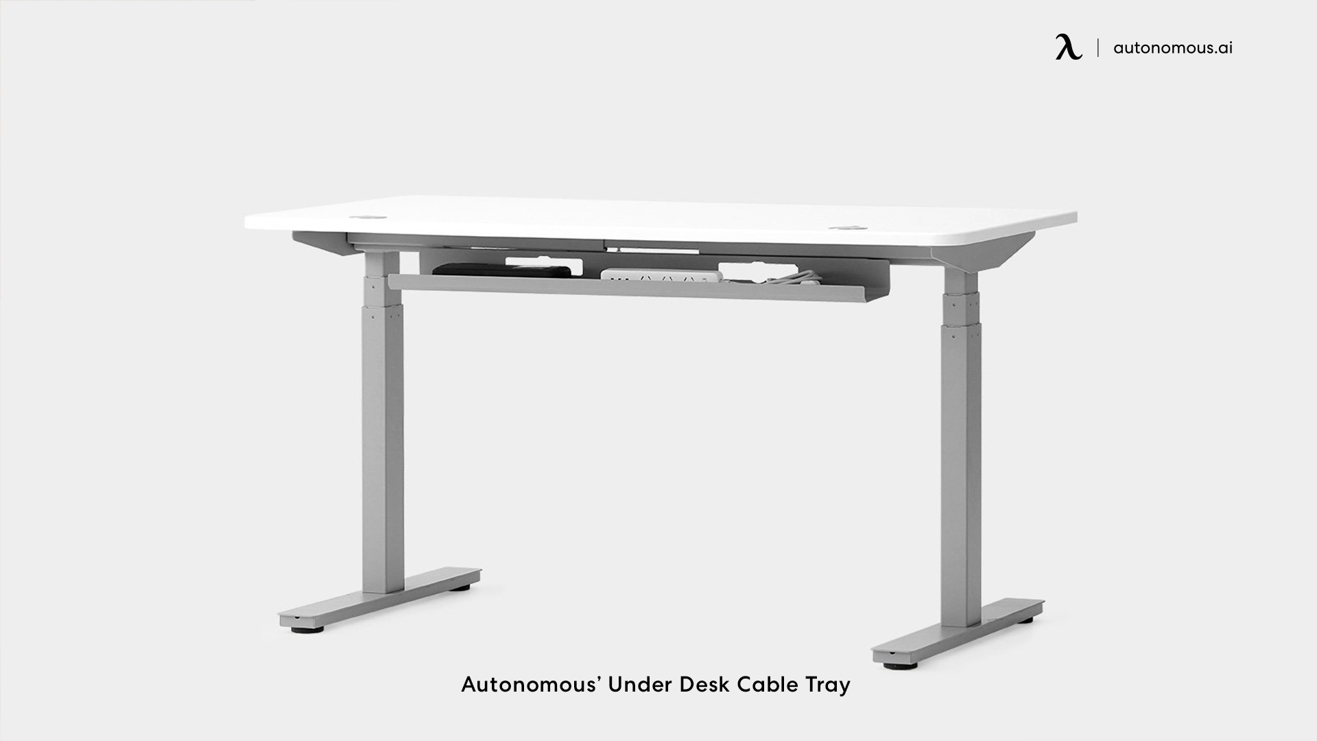 autonomous cable tray under desk cable management
