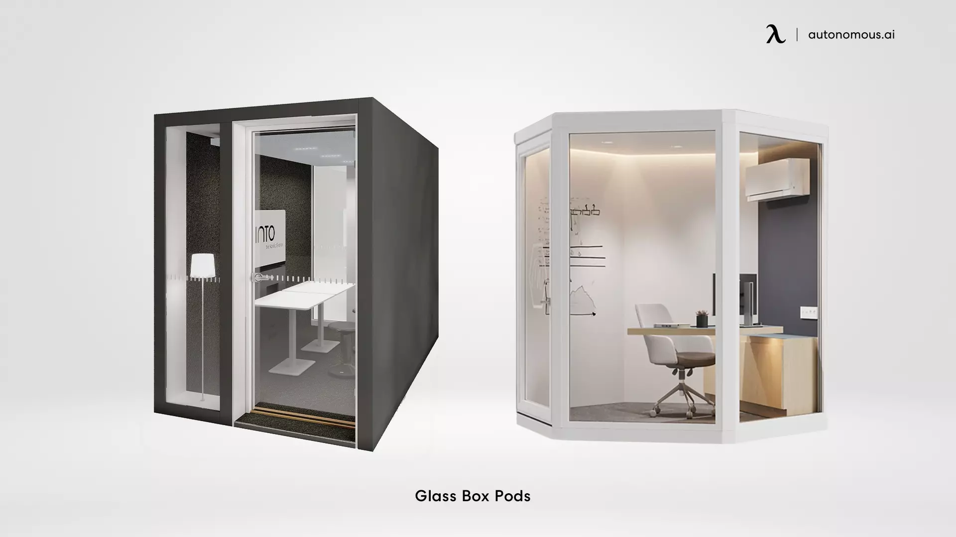 Glass Box Pods garden office ideas