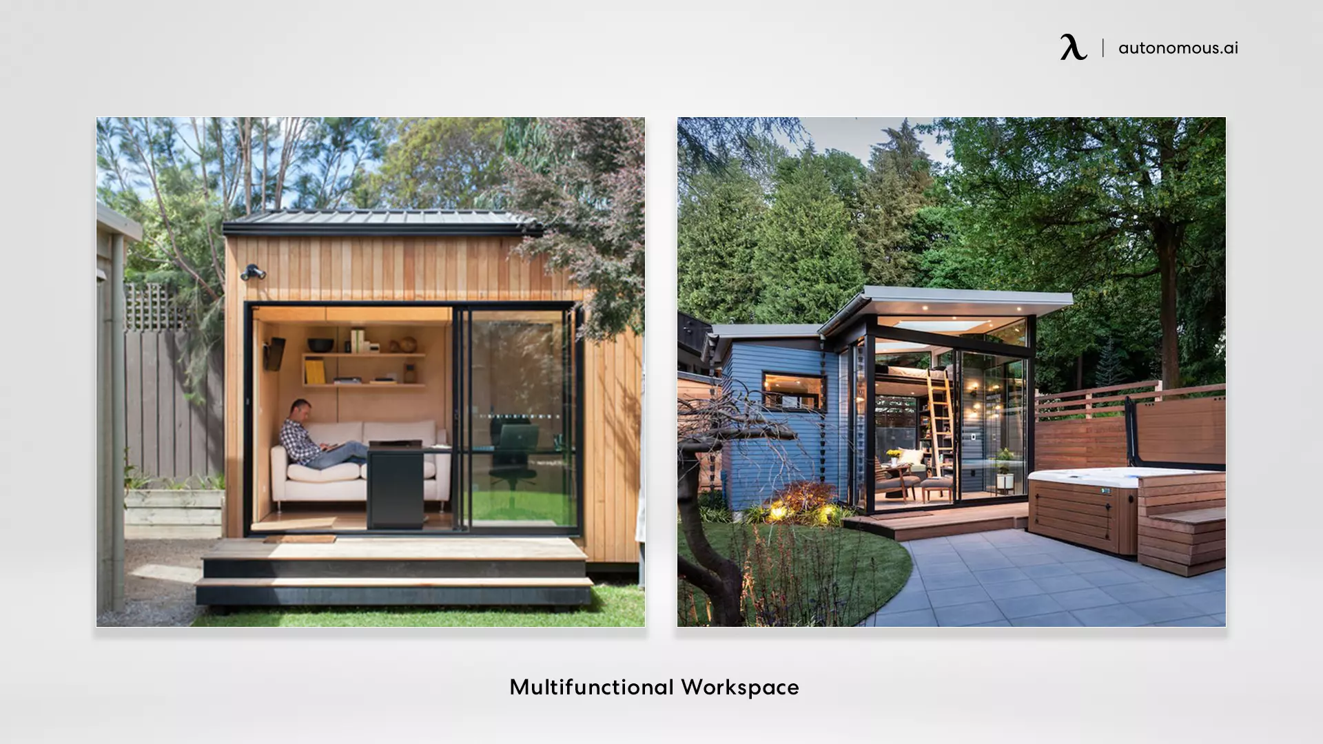 Multifunctional Workspace garden office ideas