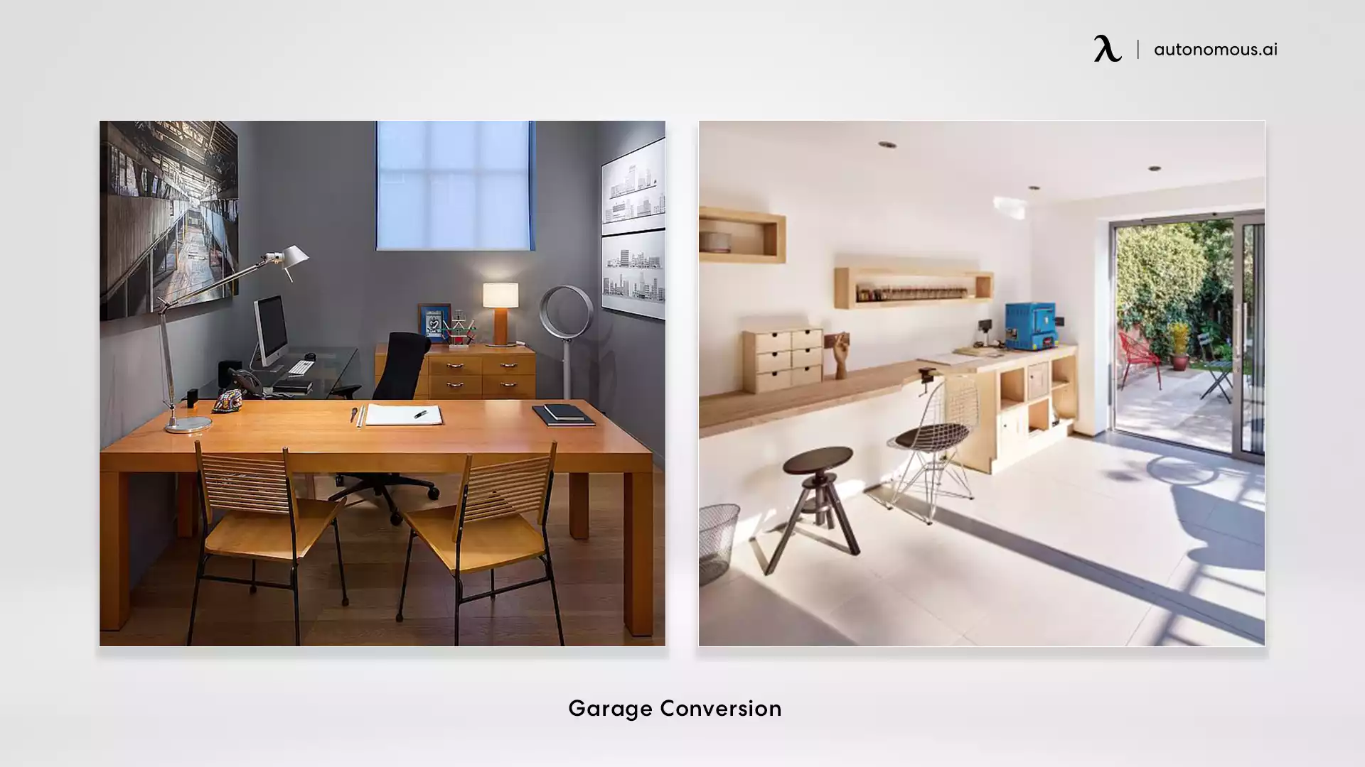 Garage Conversion garden office ideas
