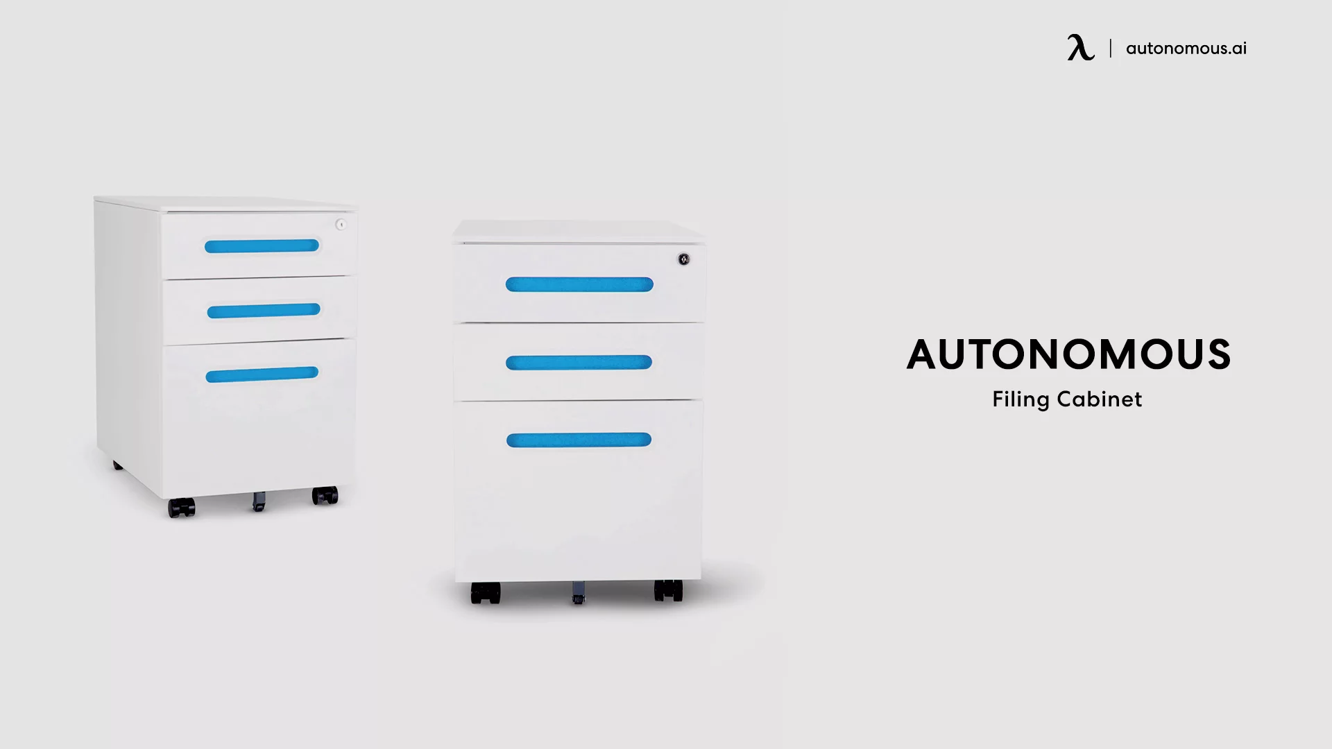 Autonomous mobile pedestal file cabinet