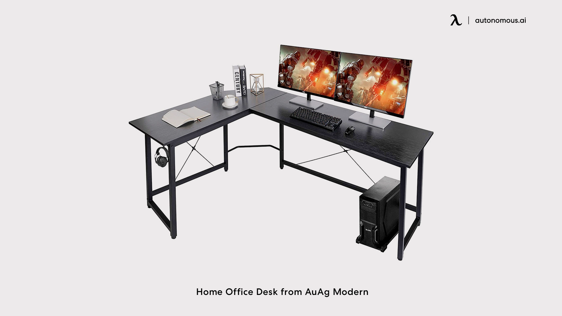 AuAg L-shaped Office Desk
