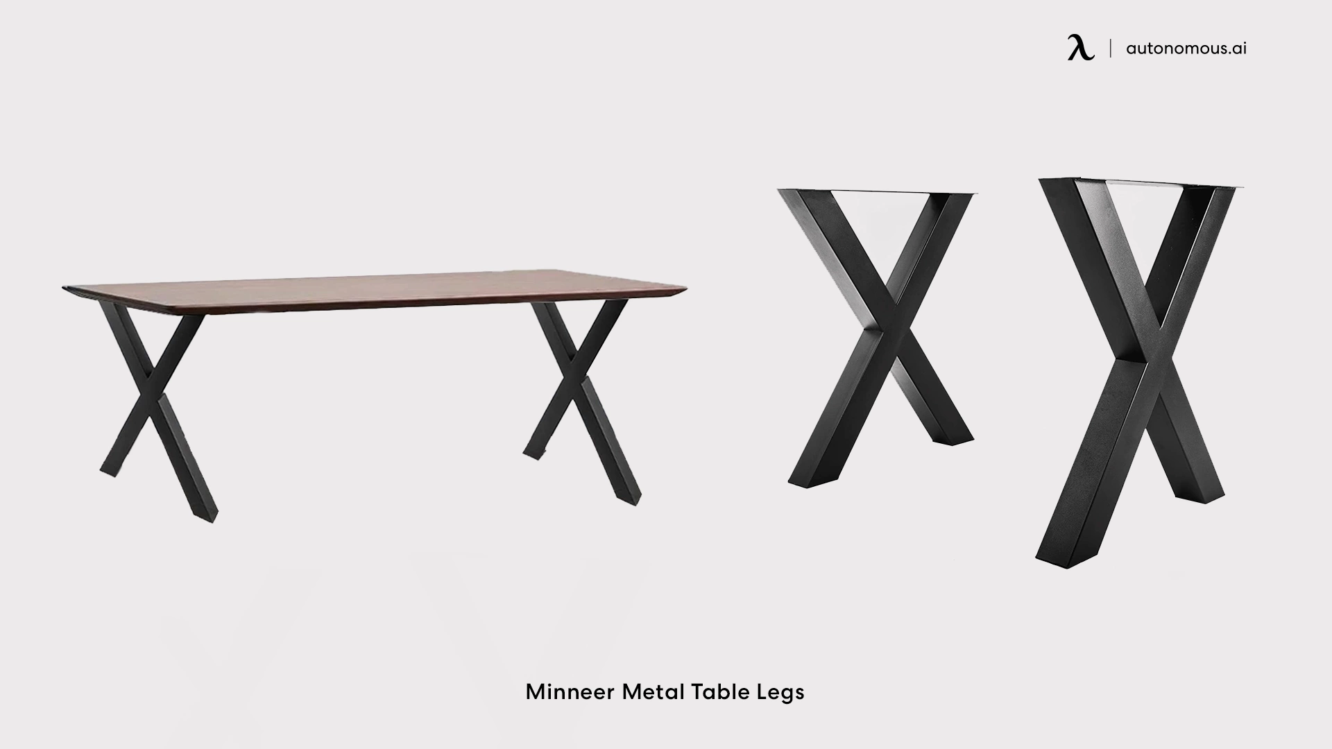 Minneer Metal Table Legs