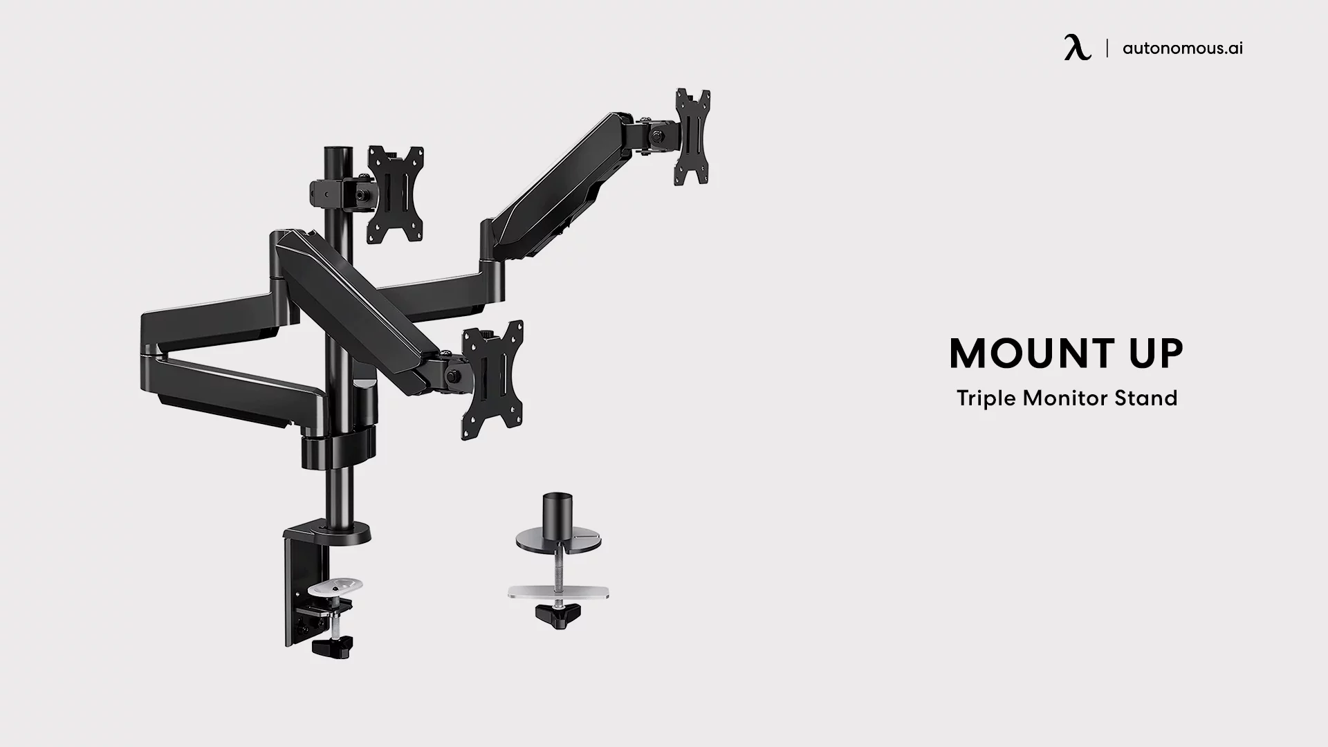 MOUNTUP Triple Monitor Stand Mount