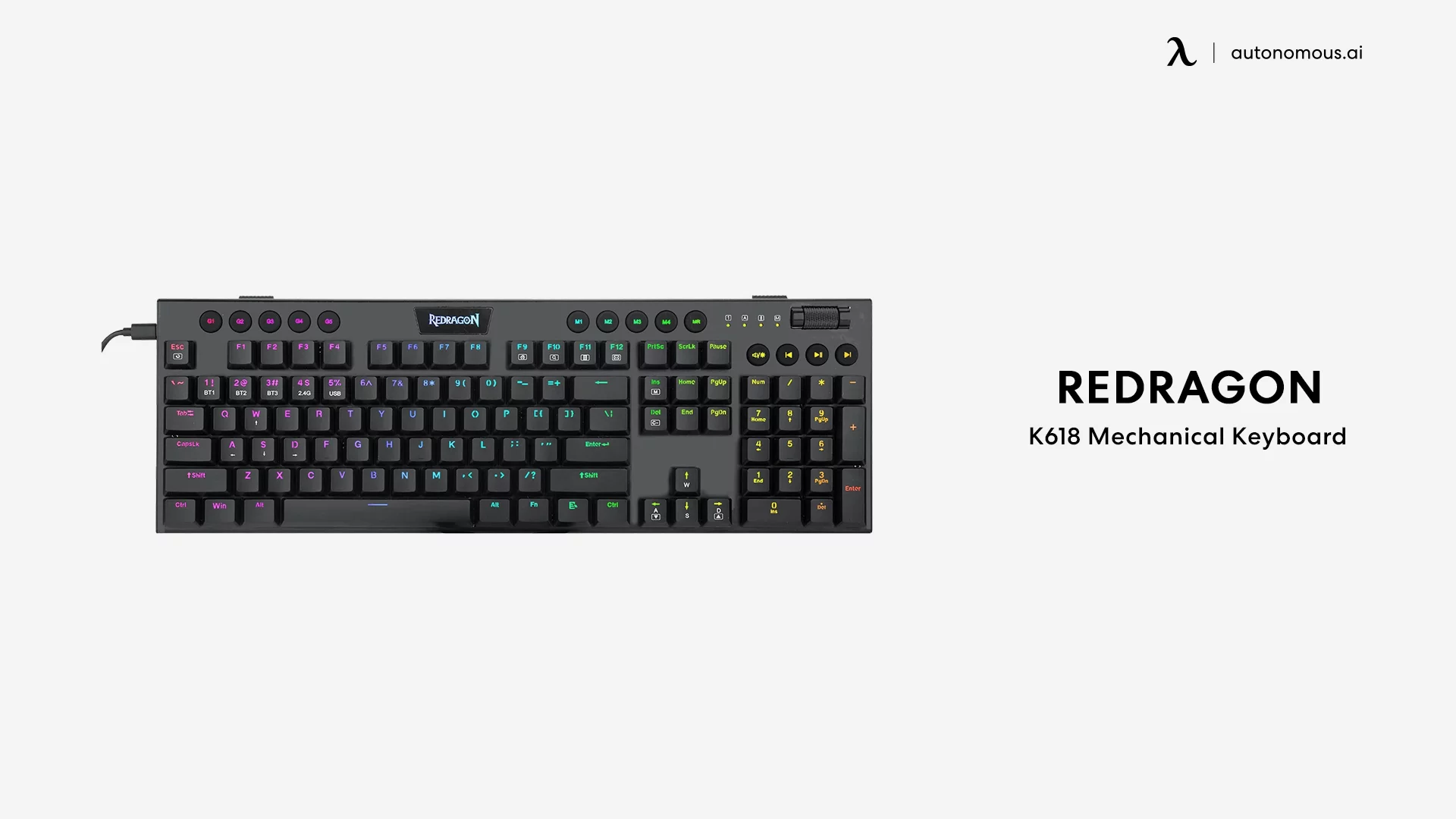 Redragon K618 rgb gaming keyboard