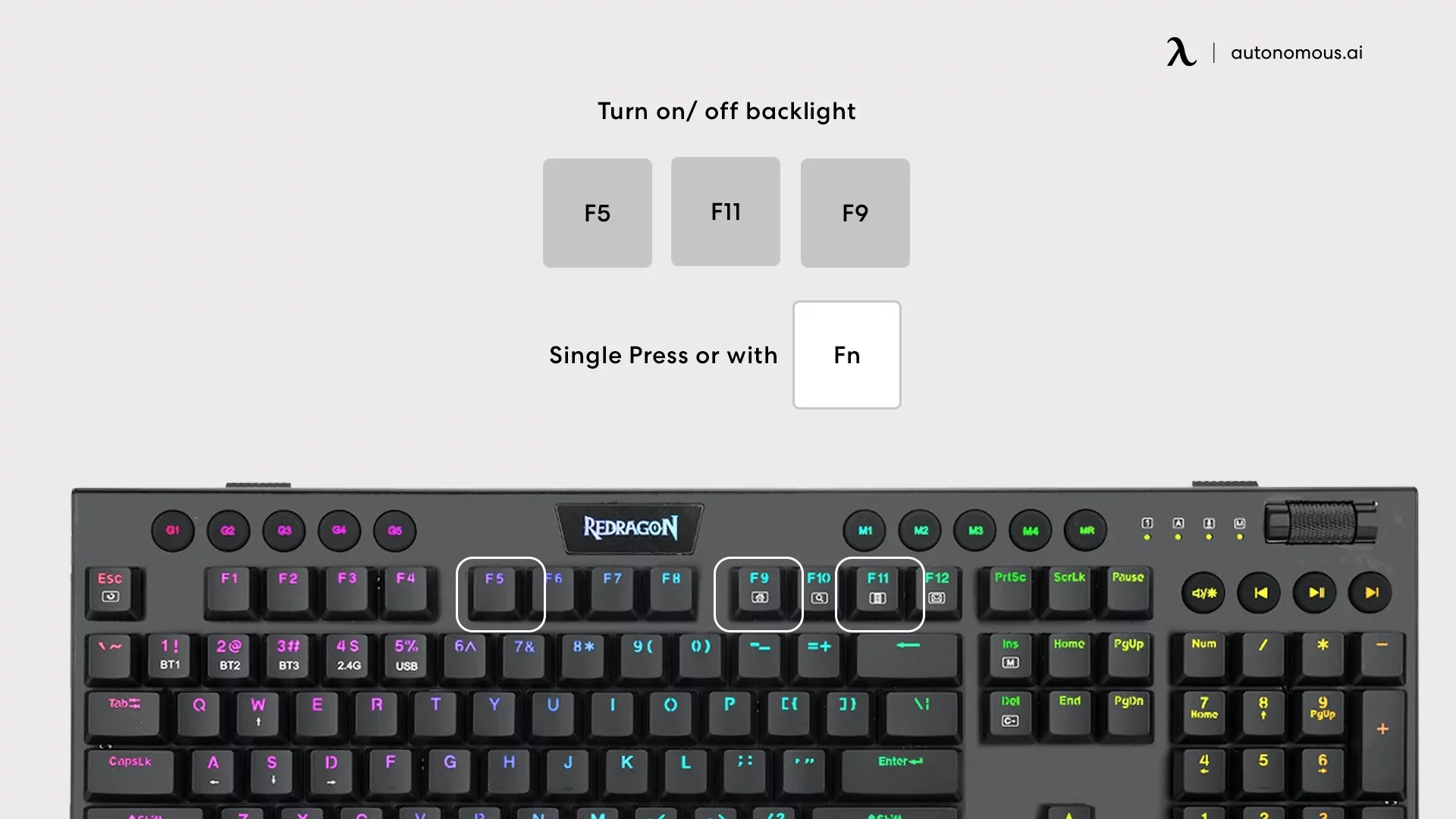 A Complete Guide On Redragon Keyboard Light Settings