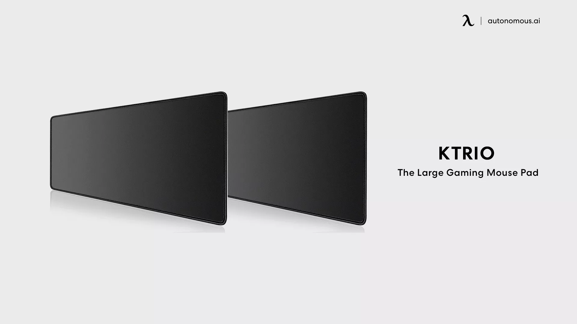 KTRIO Large Gaming Mouse Pad with Stitched Edges