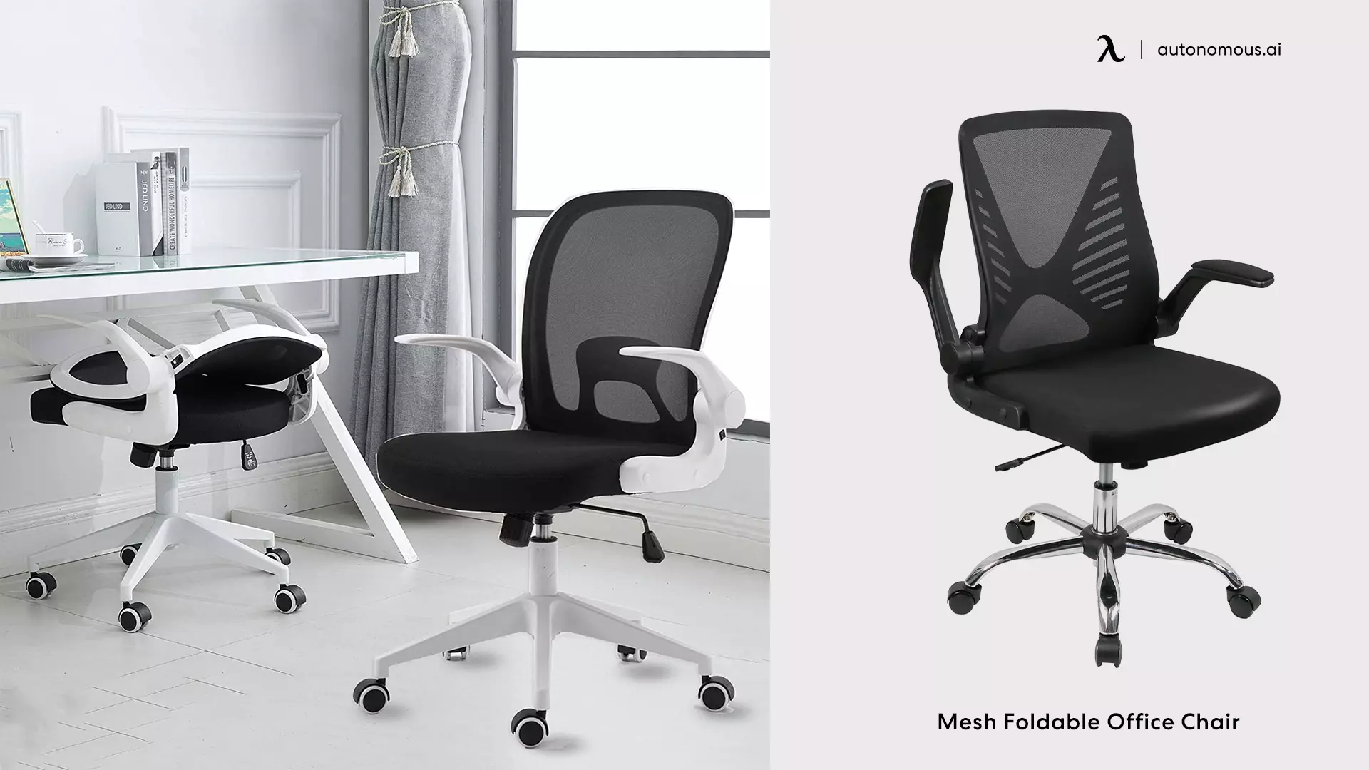 Mesh foldable back office chair