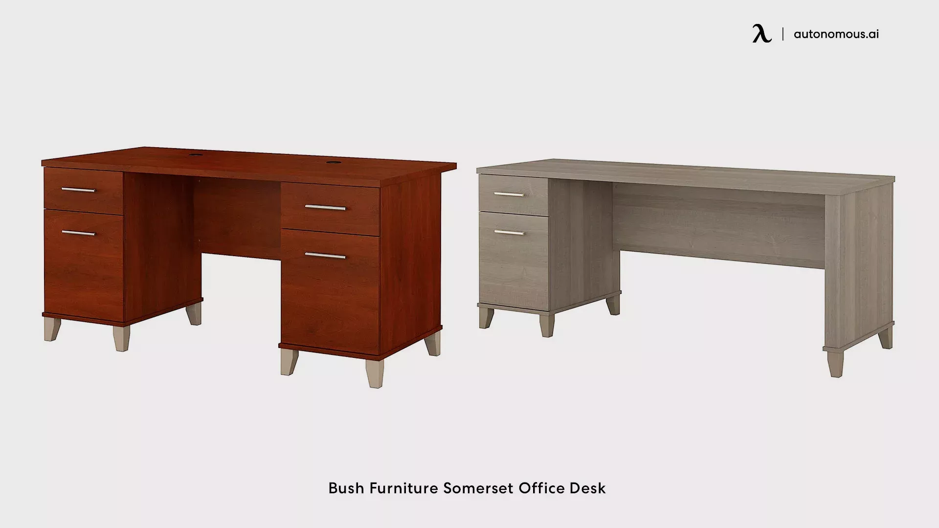 Bush Furniture Somerset 72W standing desk with drawers