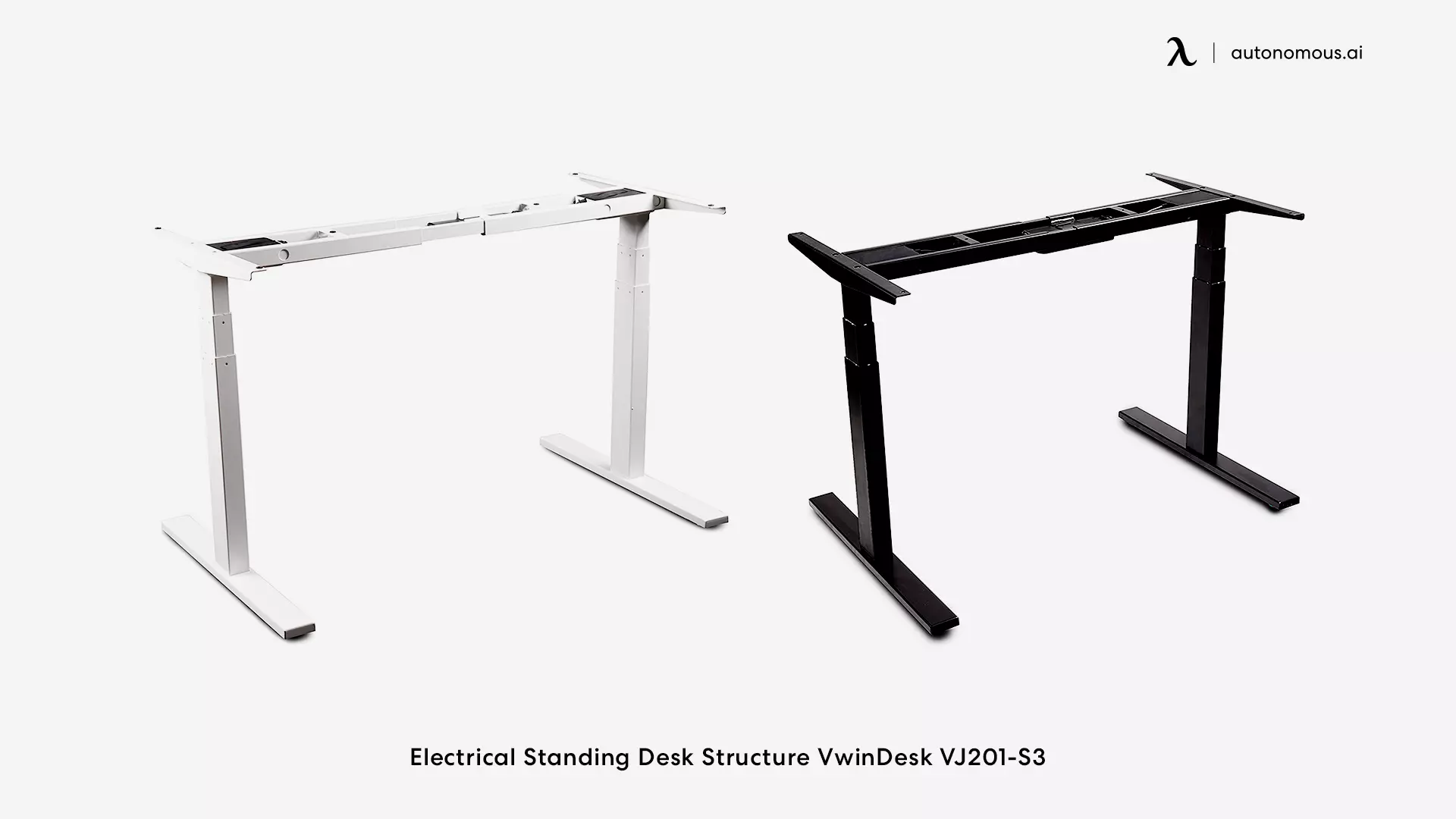 Electrical Standing Desk Structure VwinDesk VJ201-S3