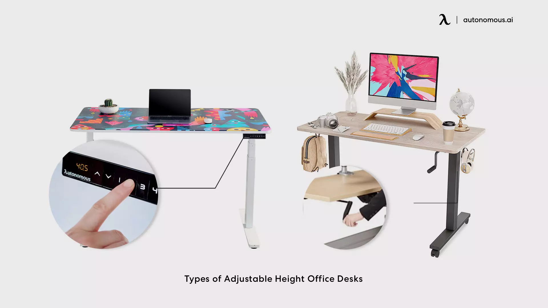 Types of Adjustable Height Office Desks