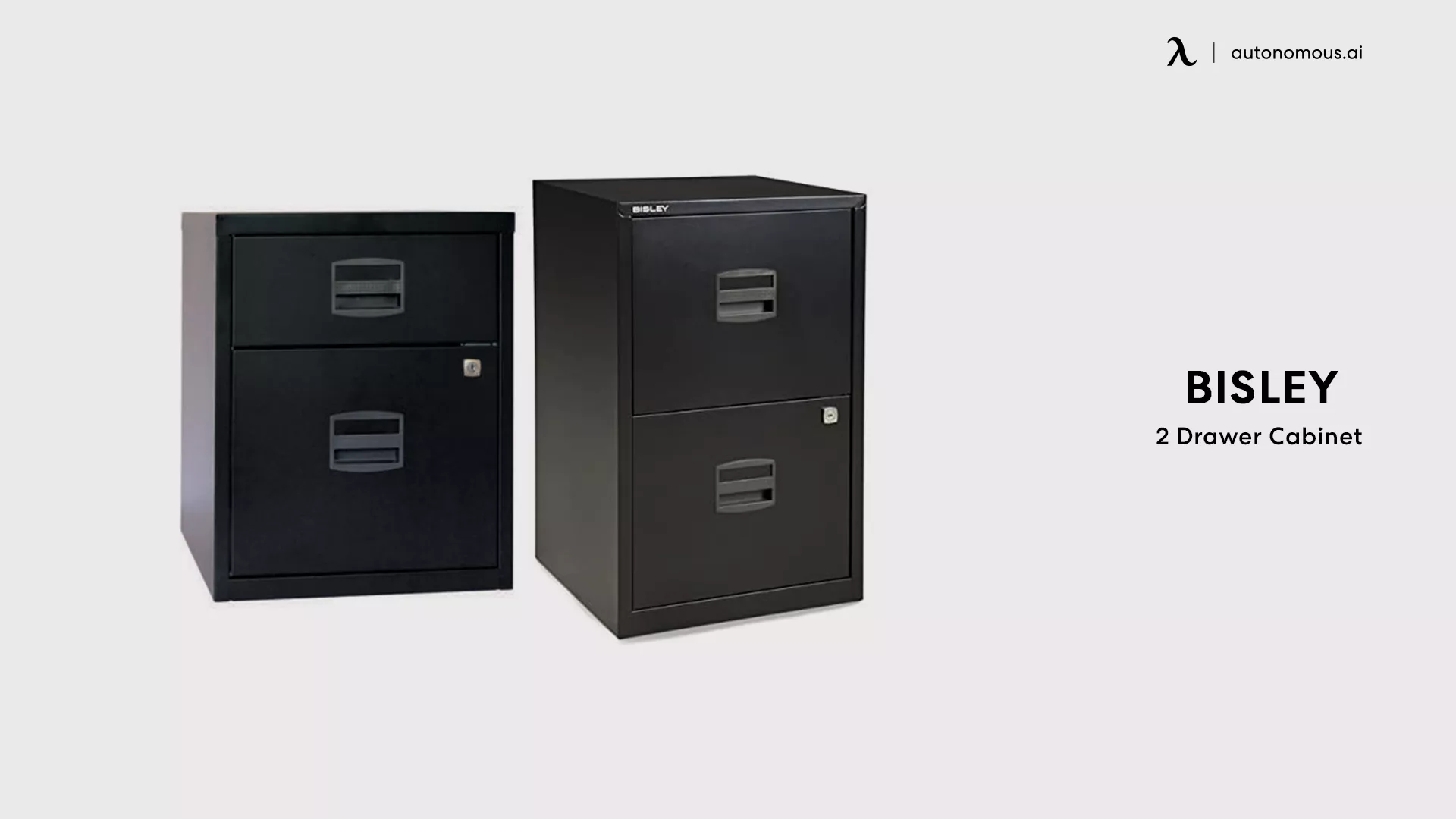 Bisley 2 Drawer Cabinet small office cabinet