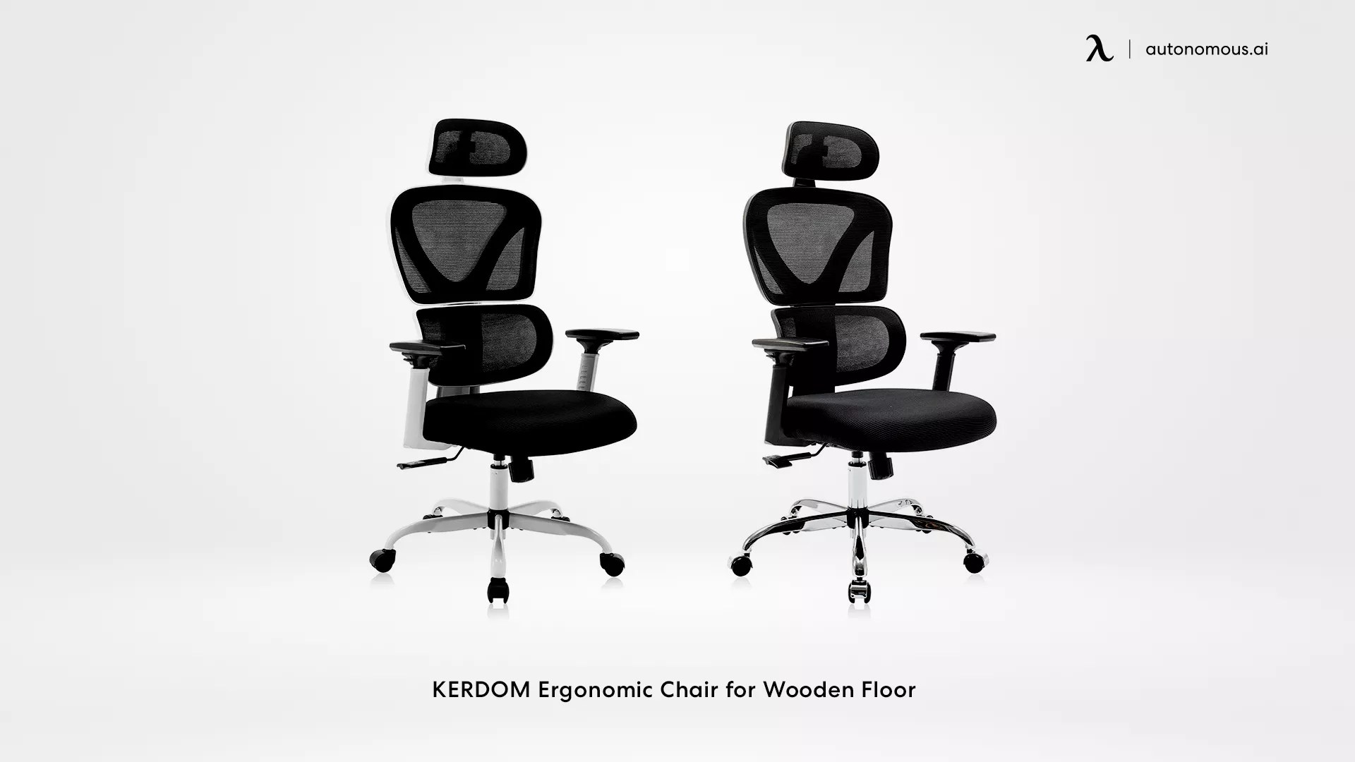 KERDOM Ergonomic Chair for Wooden Floor