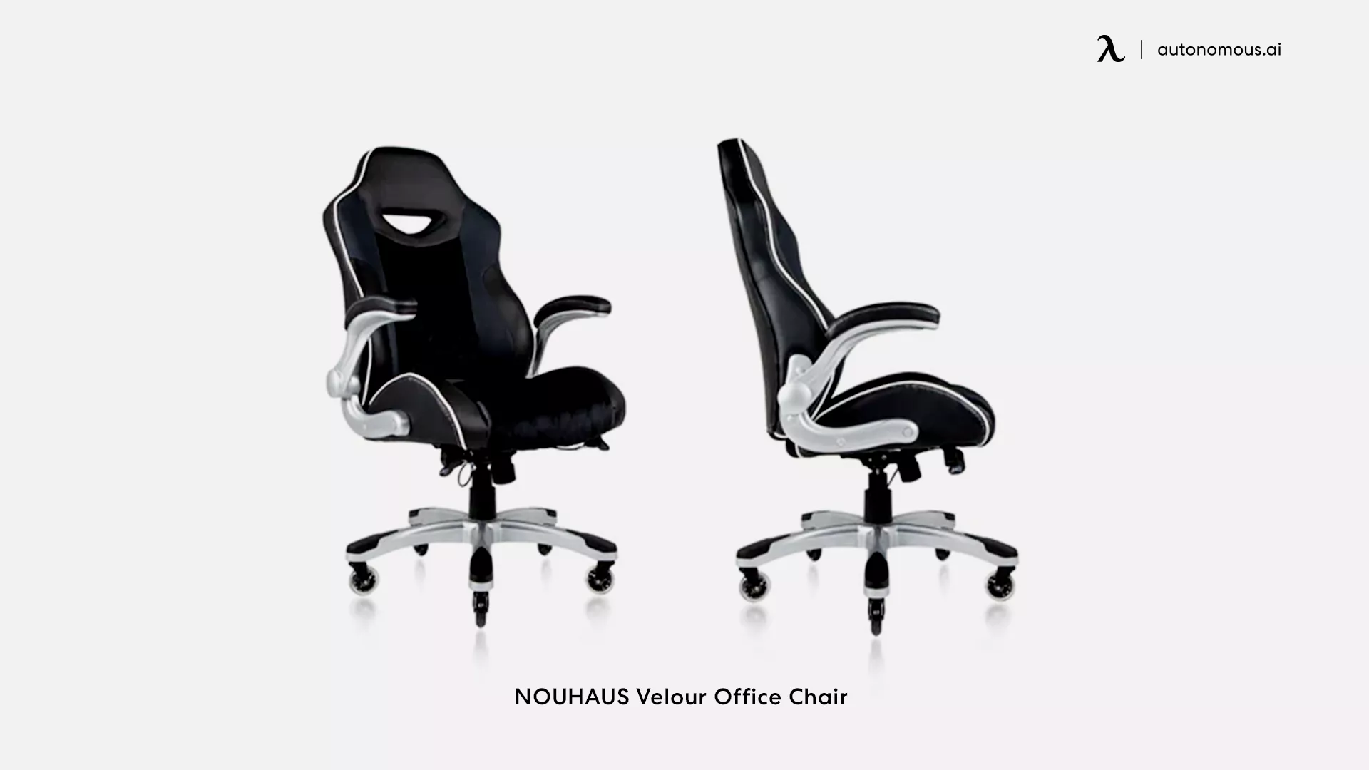 NOUHAUS Velour Office Chair