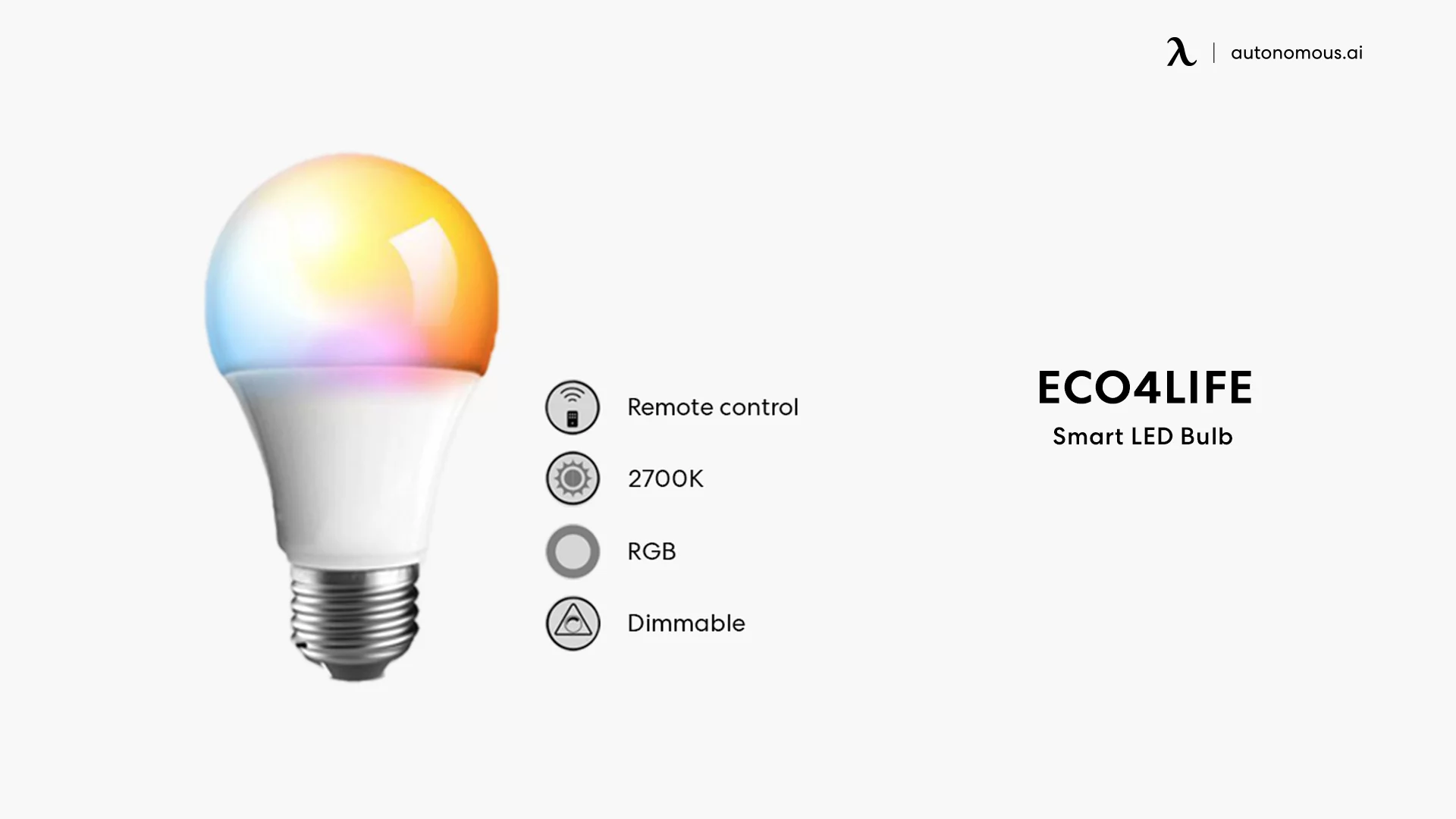 Eco4Life Smart LED Bulb