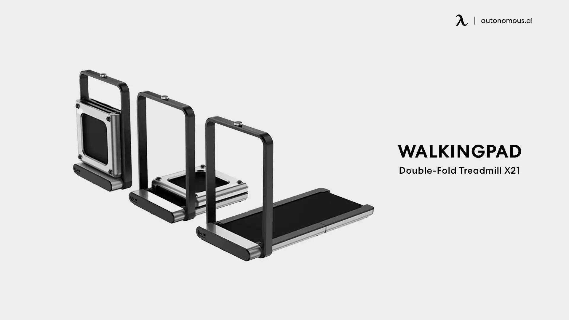 Double Fold Walking Pad portable mini treadmill