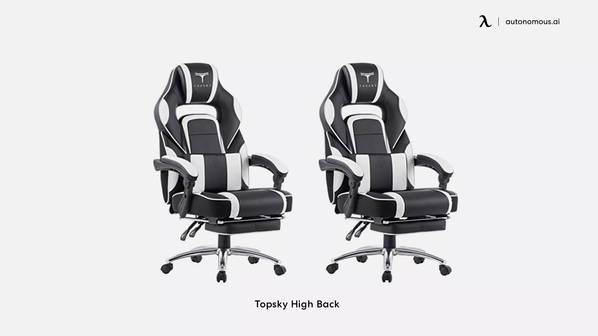 Topsky High Back white gaming chair