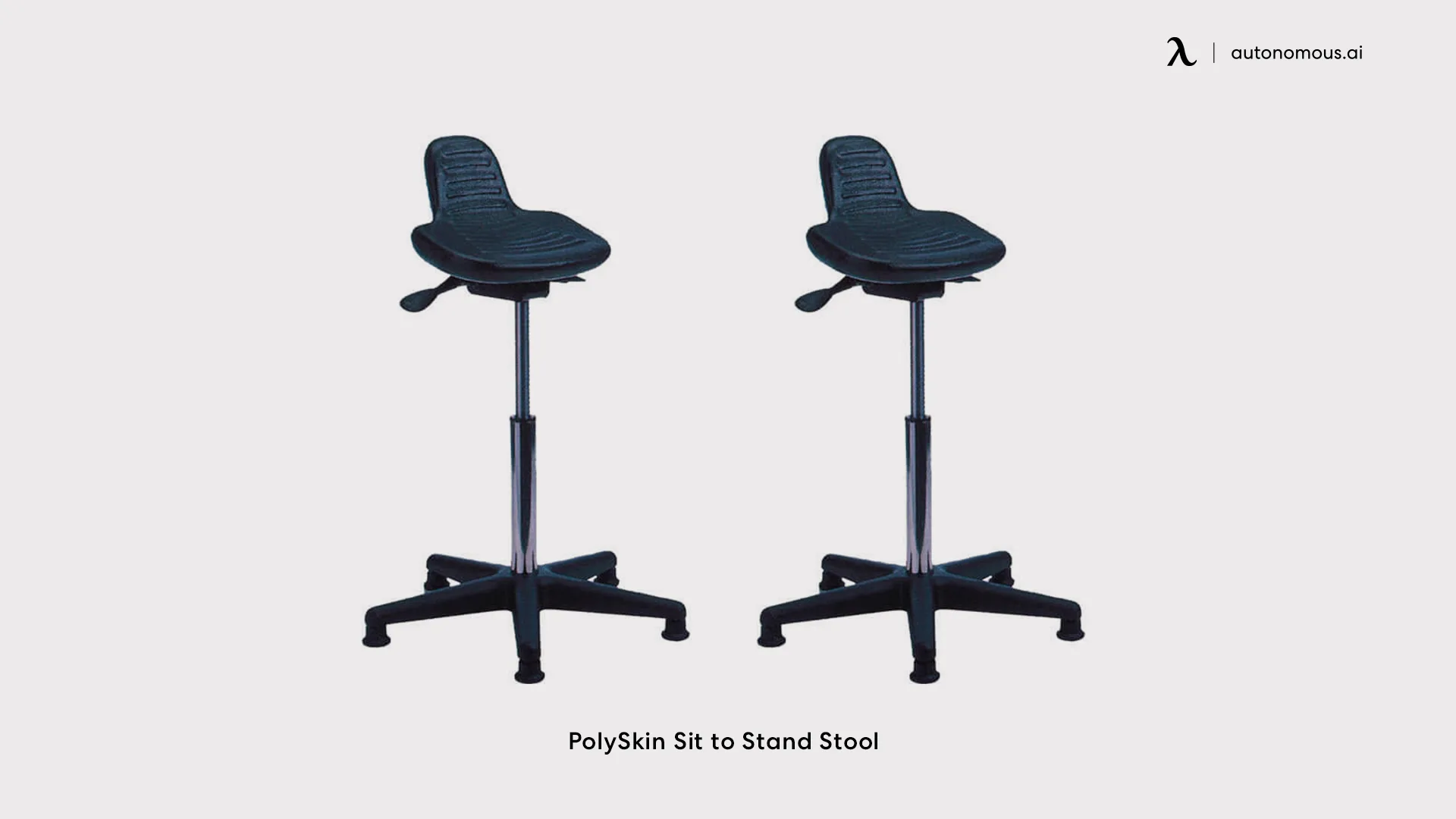 PolySkin Sit to Stand office stool