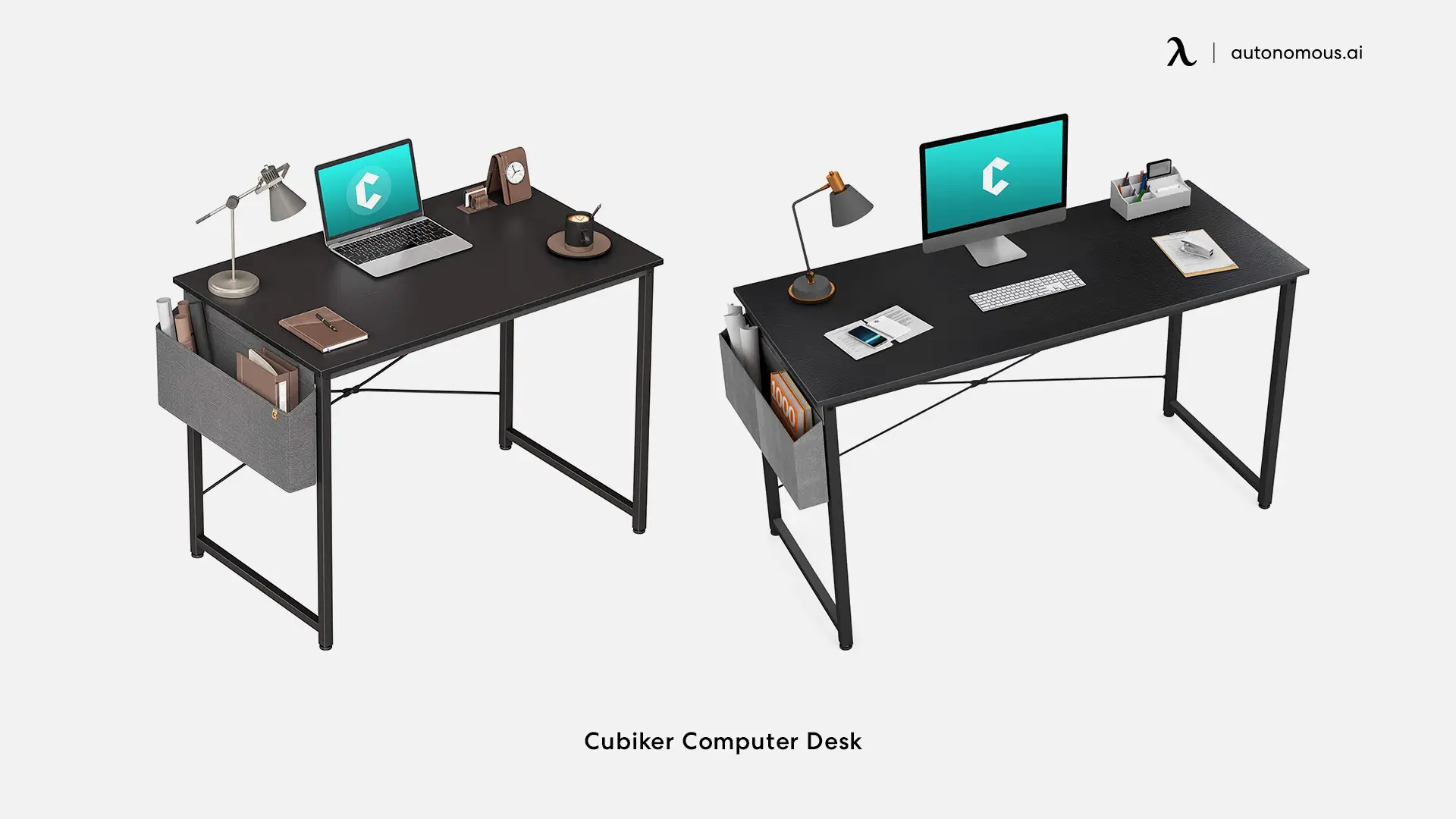 Cubiker Computer Desk black writing desk