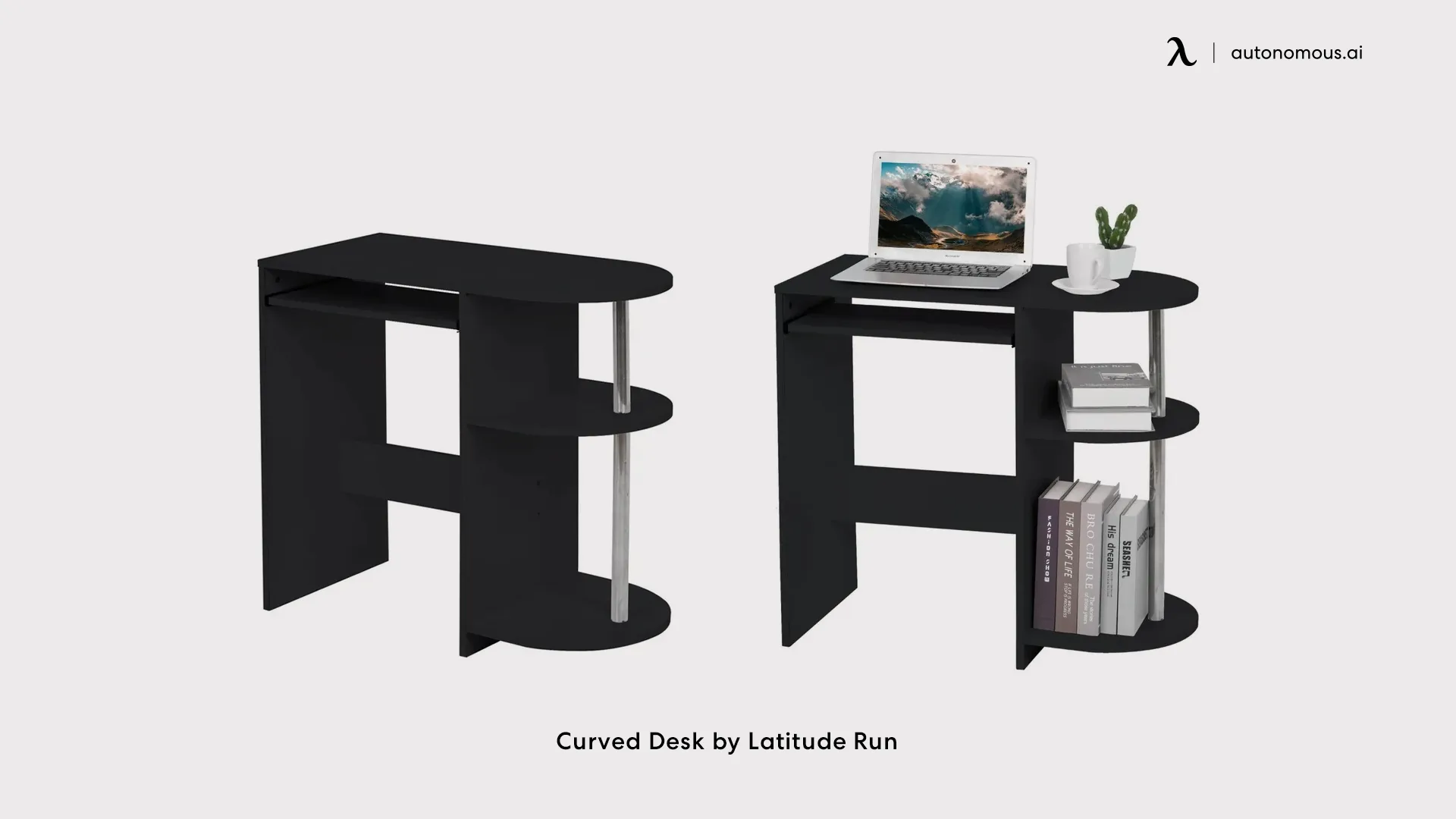 Curved Desk by Latitude Run