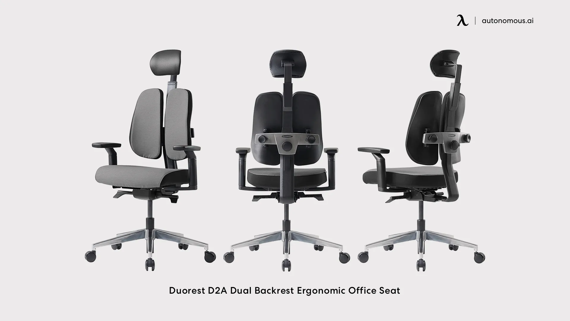 Duorest D2A Dual Backrest Ergonomic Office Seat