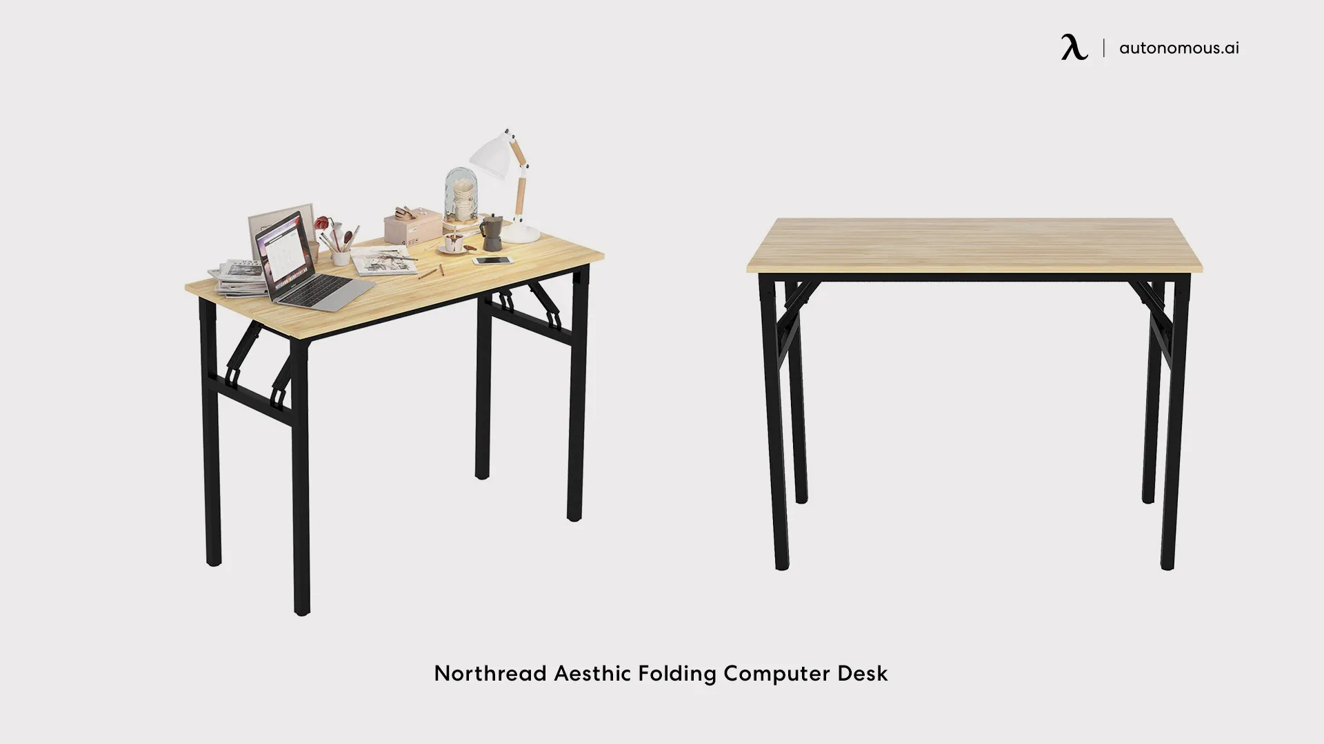 Aesthic Folding Computer Desk