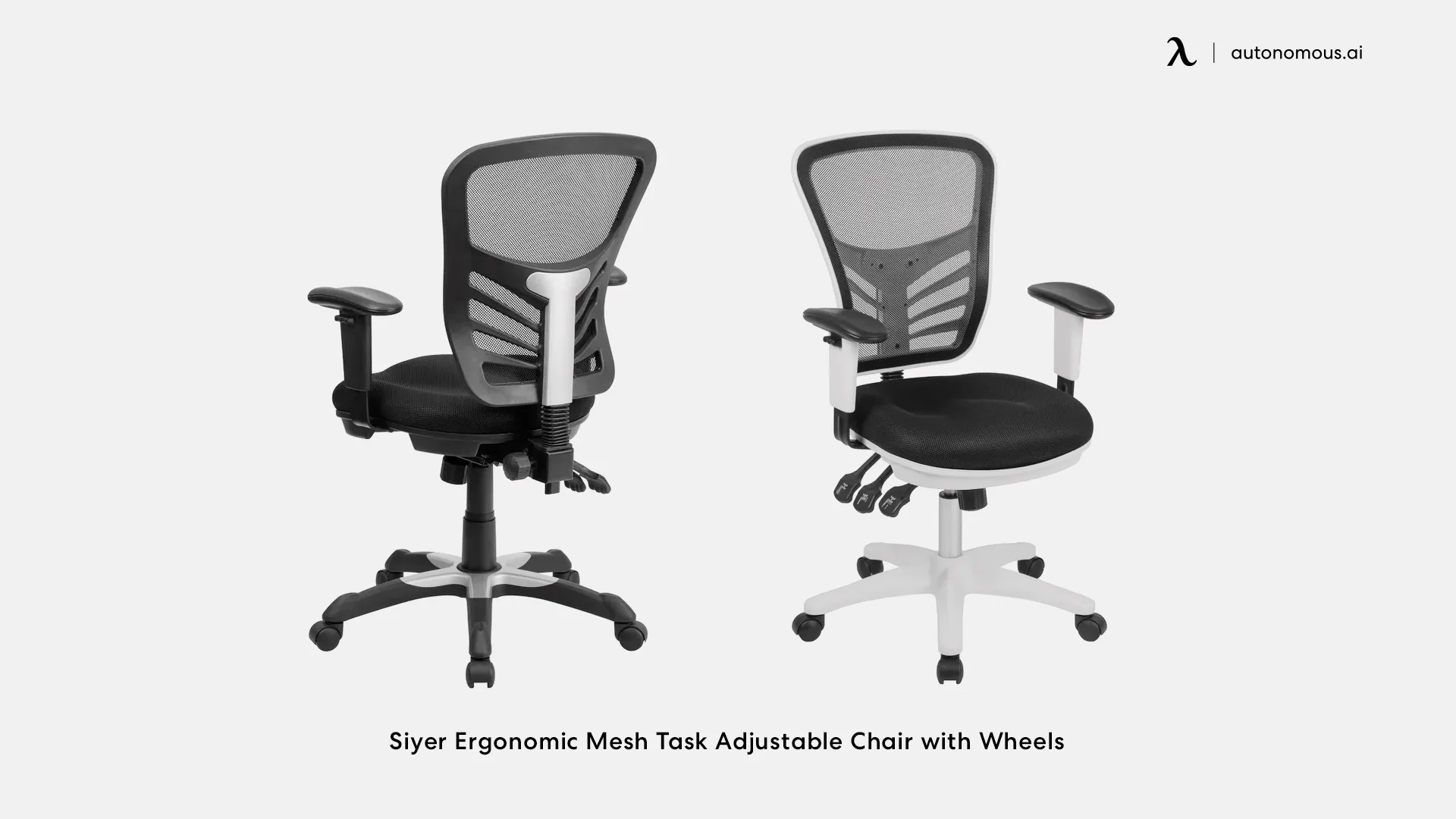 Siyer Ergonomic Mesh Task Adjustable Chair with Wheels