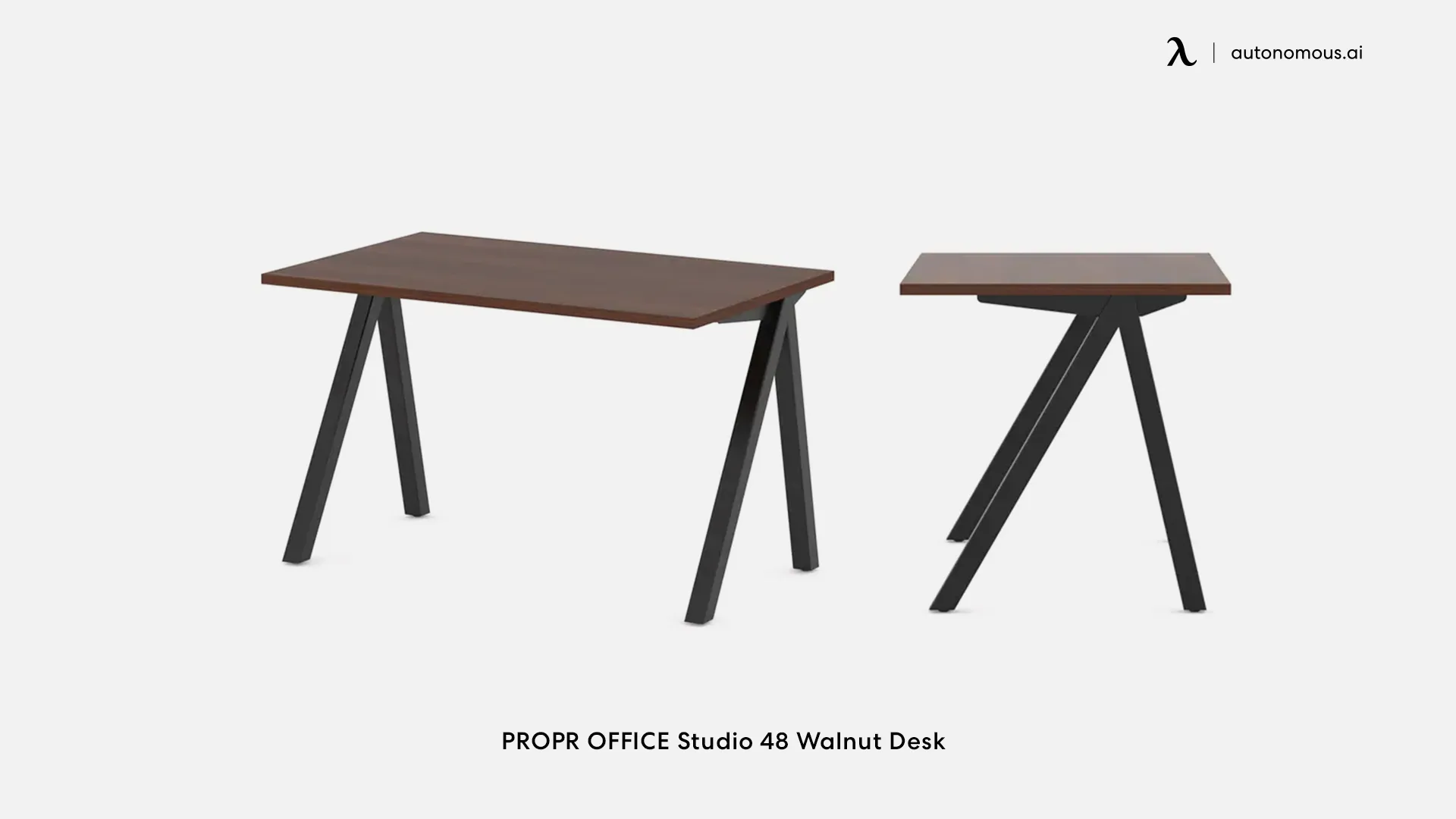 PROPR OFFICE Studio 48 Walnut Desk