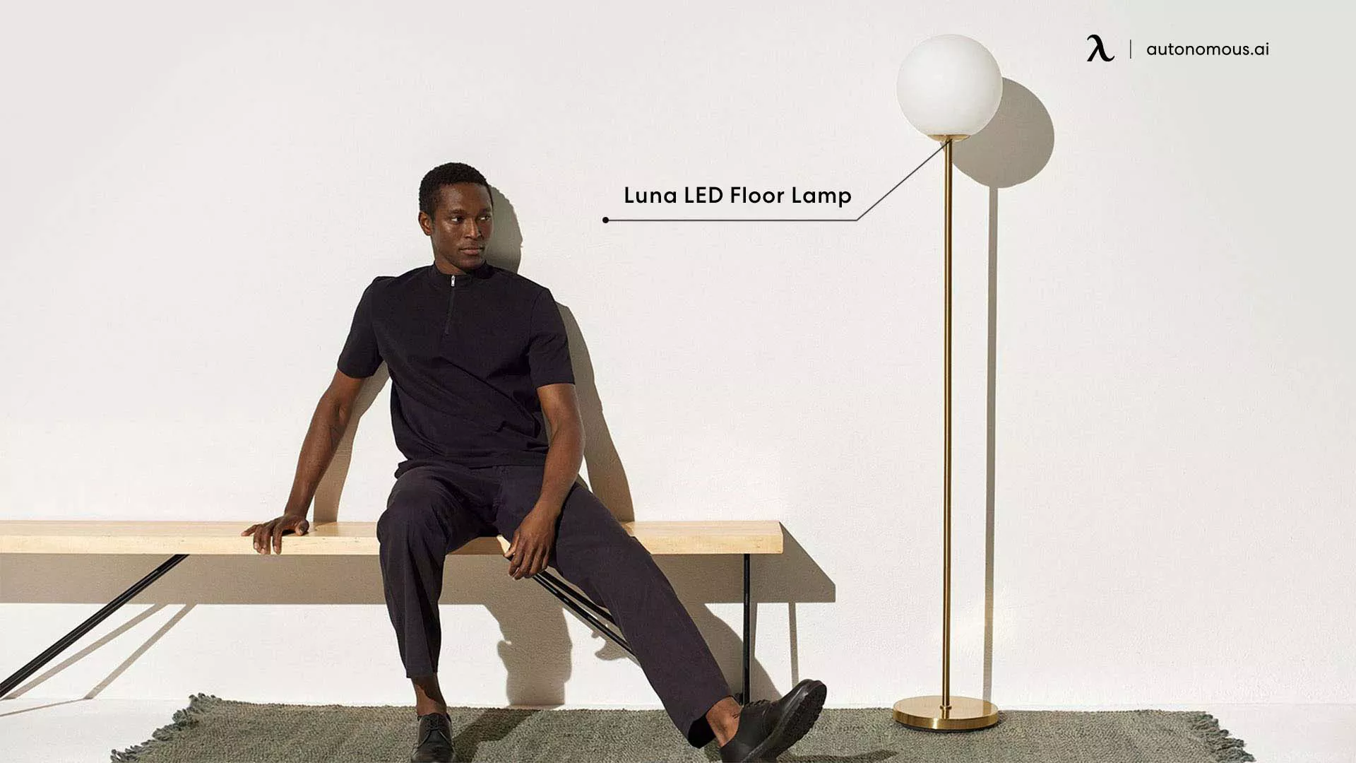 Luna LED Floor Lamp by Brightech