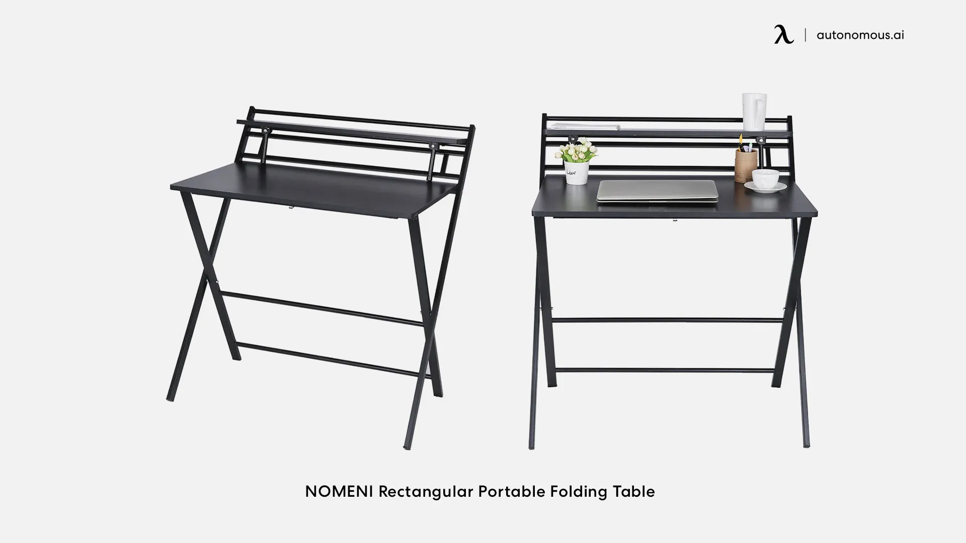 NOMENI Rectangular Portable Folding Table
