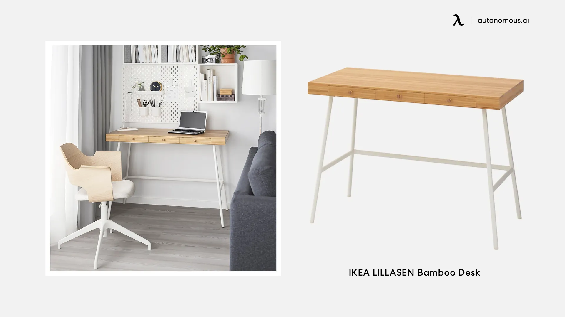 IKEA LILLASEN Bamboo Desk