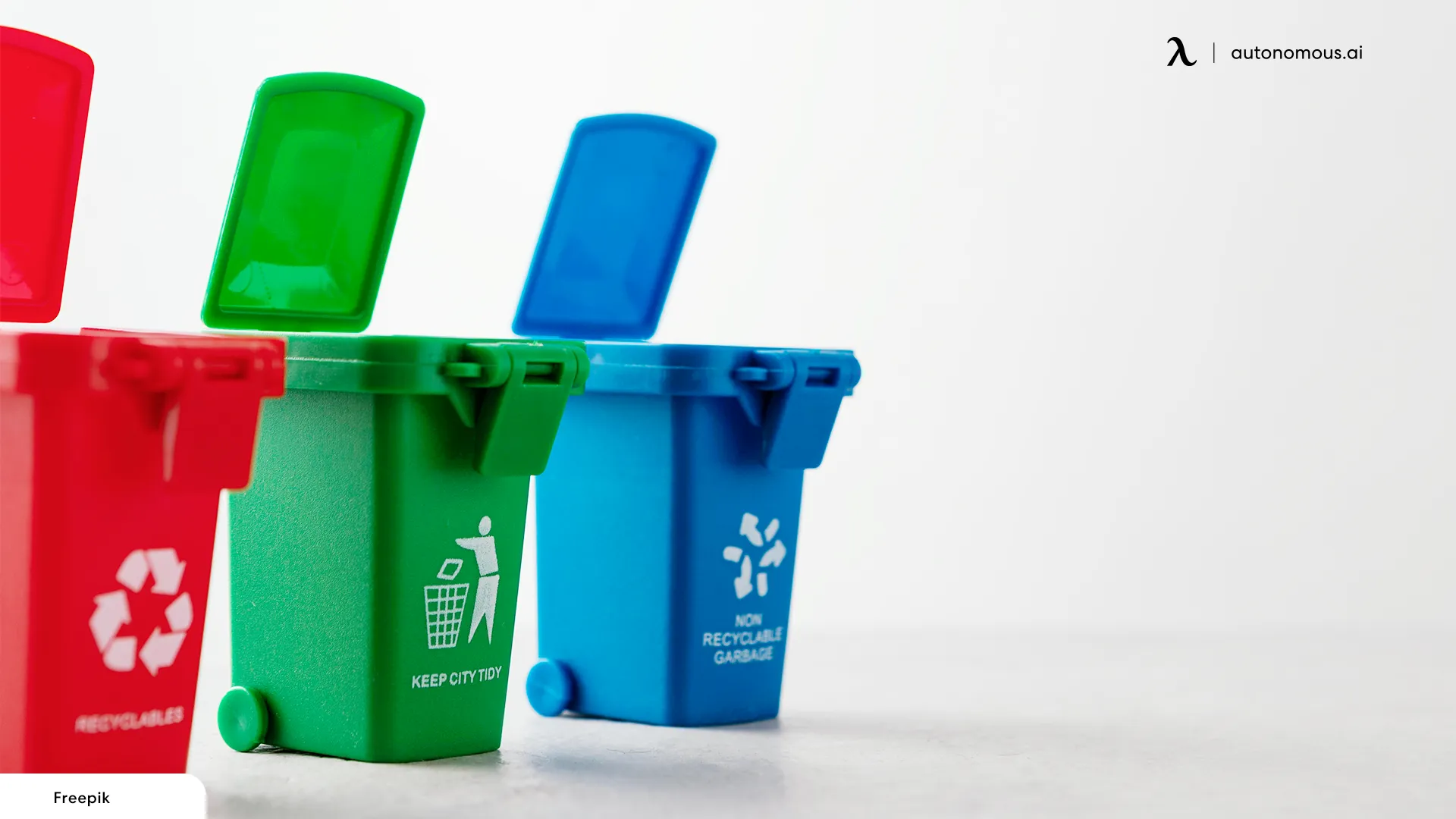 Create Centralized Recycling Bins at Work