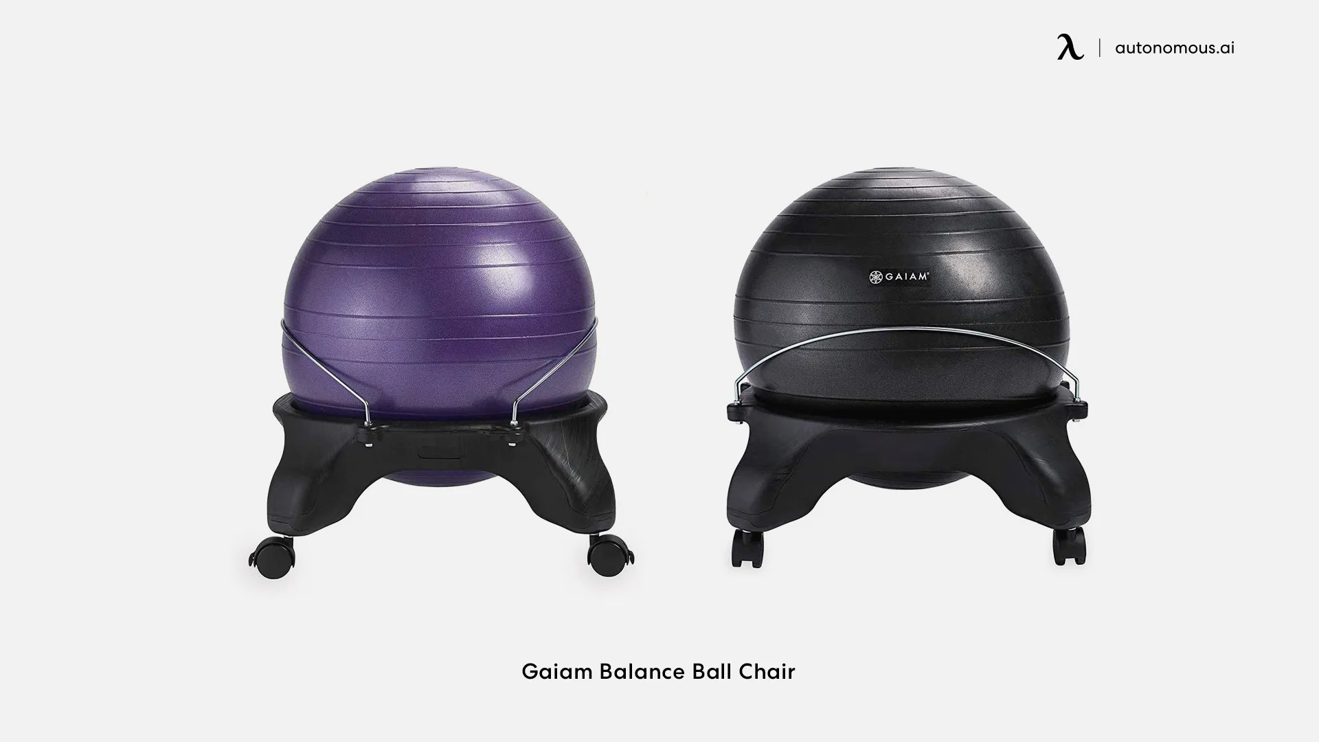 Chair with a balancing ball by Gaiam