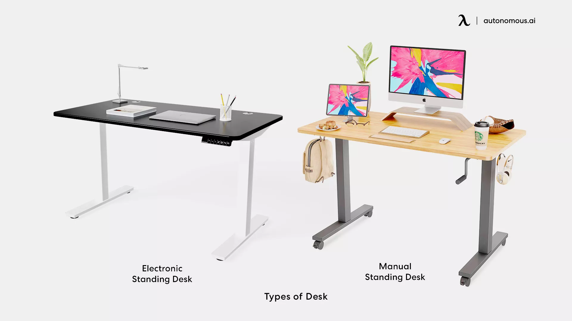 Types of Standing Lift Desks
