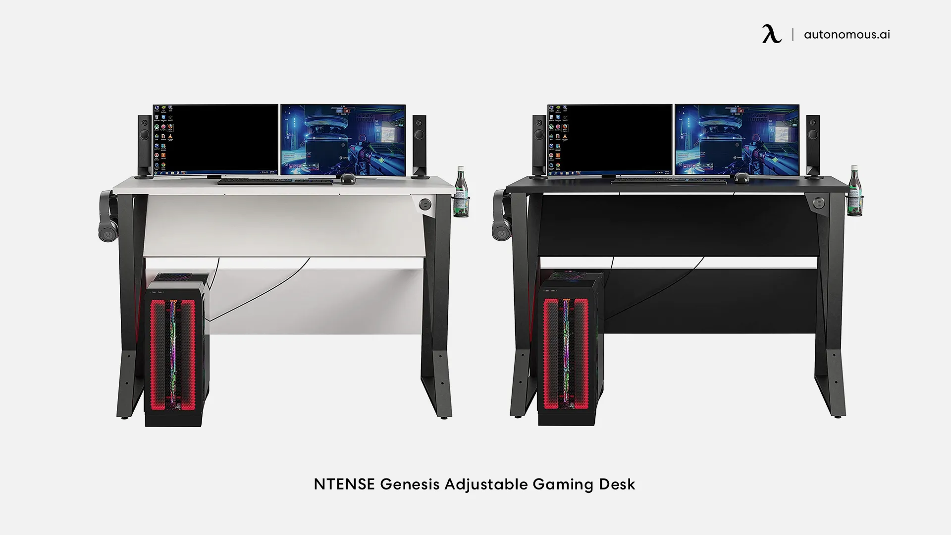 NTENSE Genesis Adjustable Gaming Desk