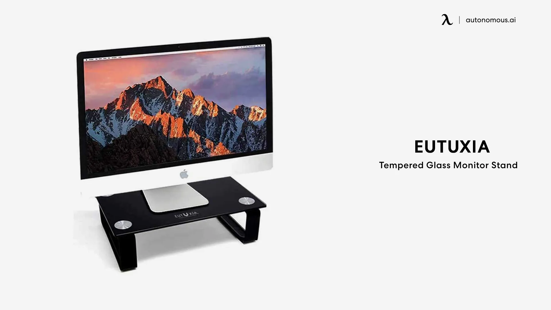 Eutuxia Type-M Tempered Glass Monitor Stand