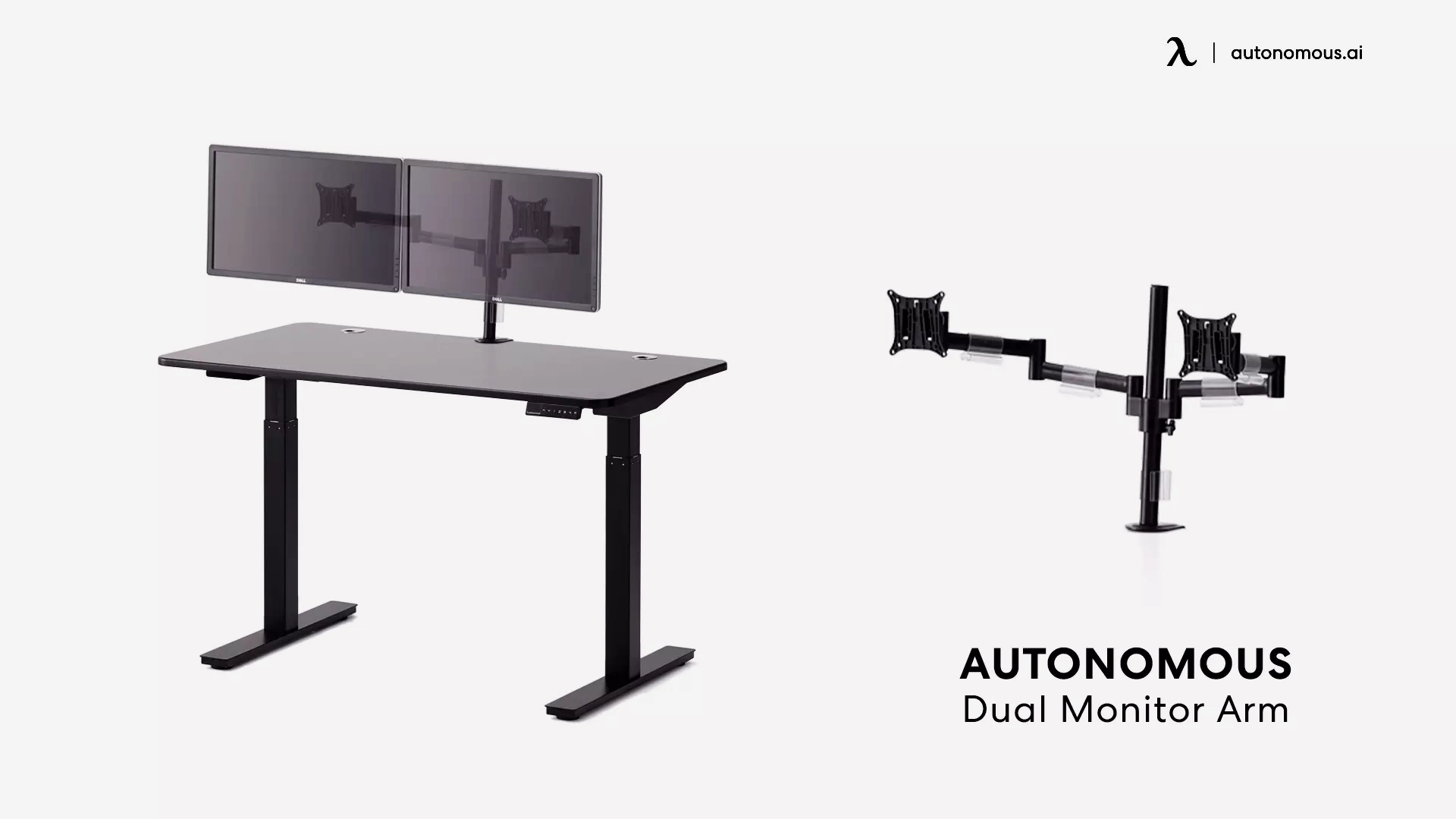 Dual Monitor Arm by Autonomous