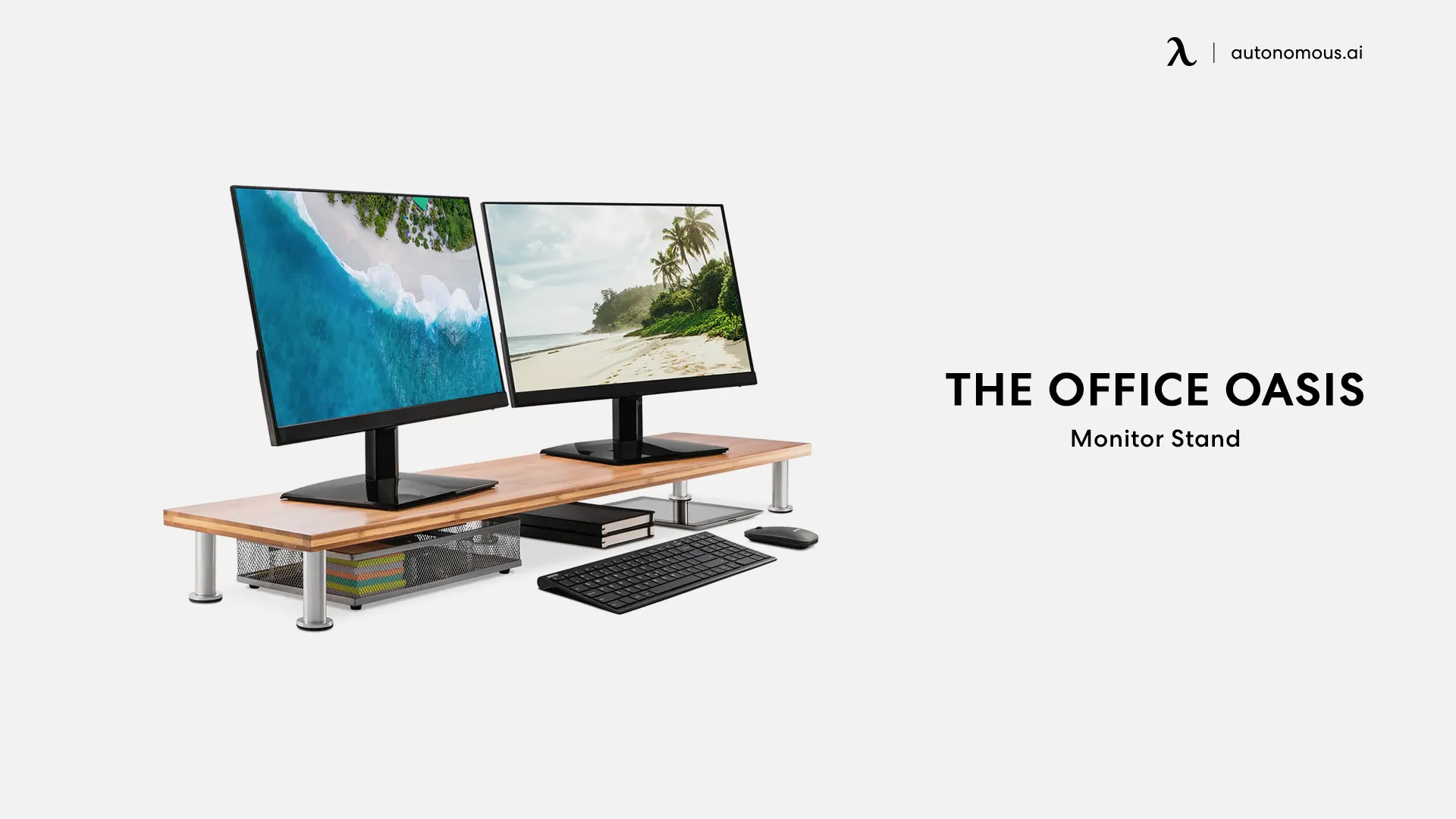 The Office Oasis Dual Premium Computer Monitor Stand: Built to Last