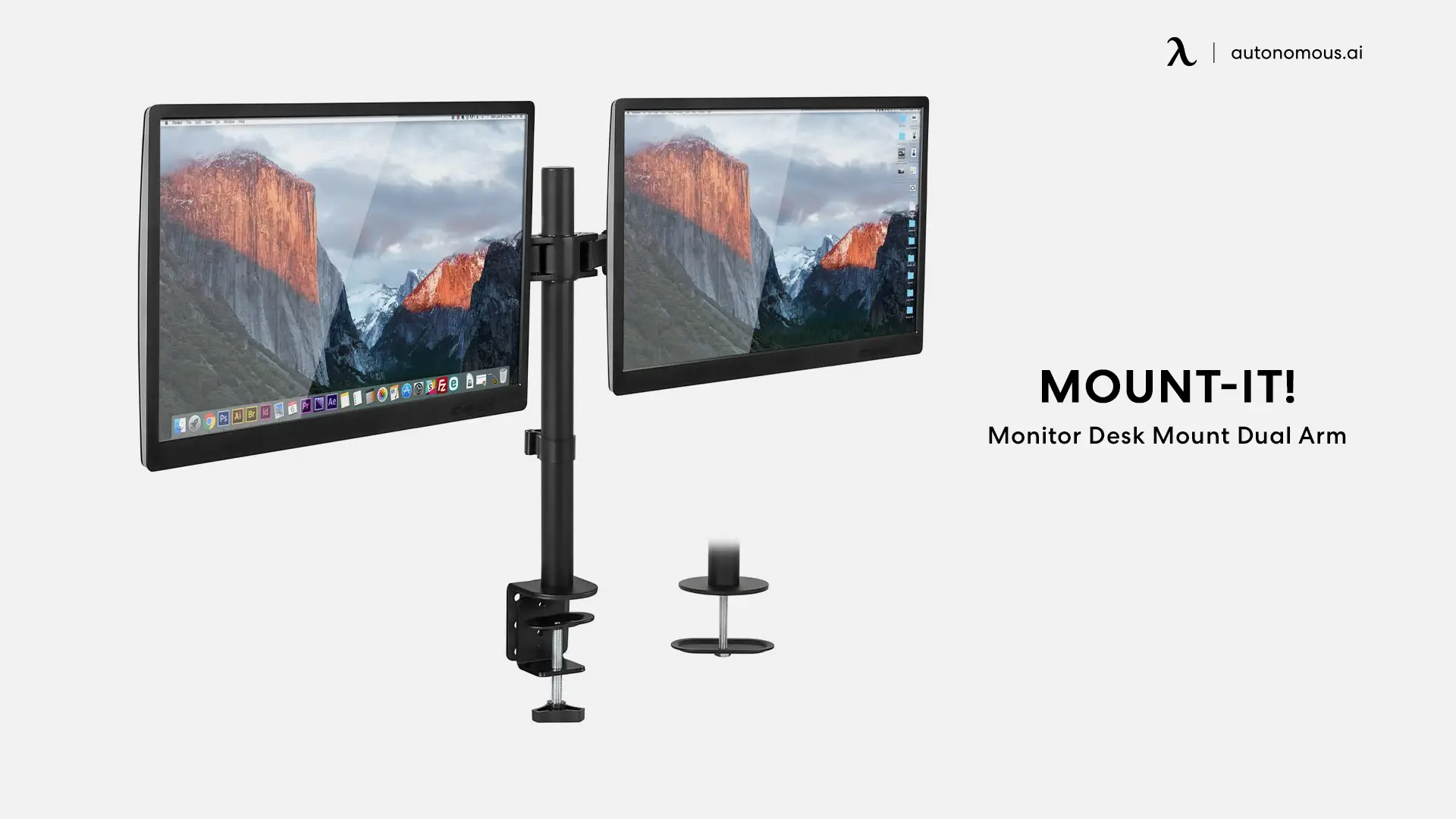 Mount-It! Monitor Desk Mount Dual Arm