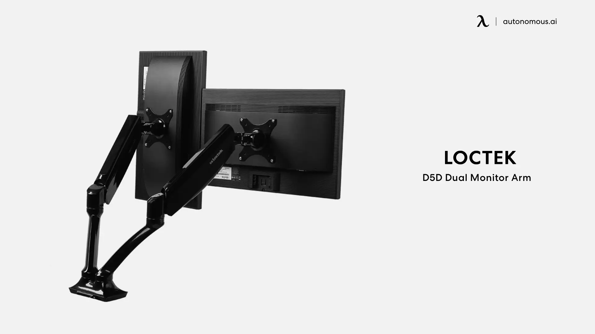 Loctek D5D Dual Monitor Arm Desk Monitor Mounts