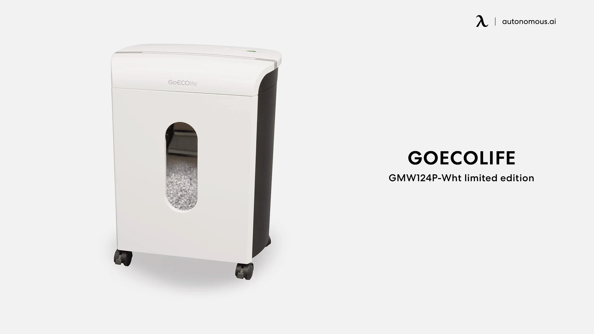 GoECOlife GMW124P-Wht limited edition
