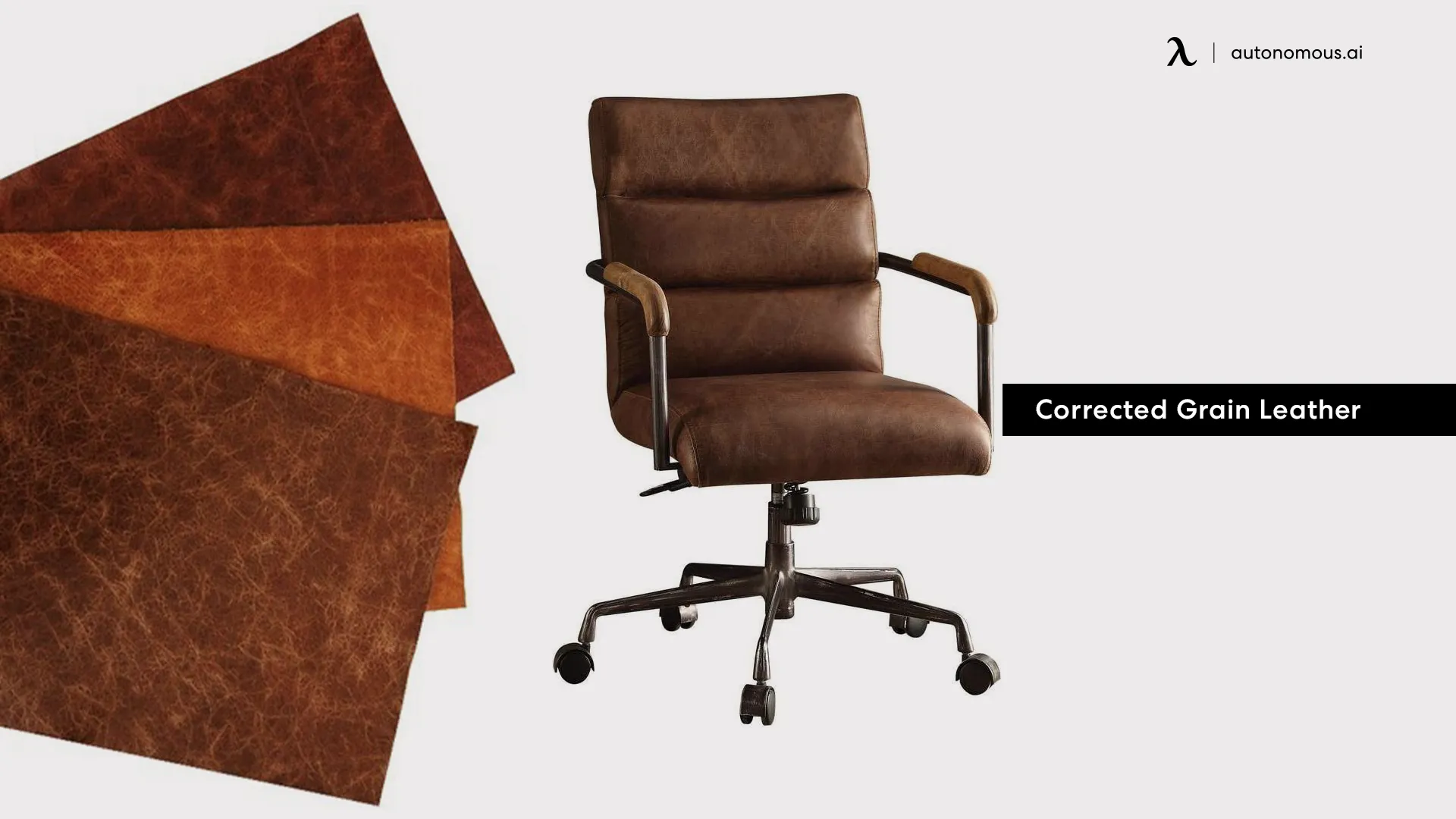 Corrected Grain - different types of leather
