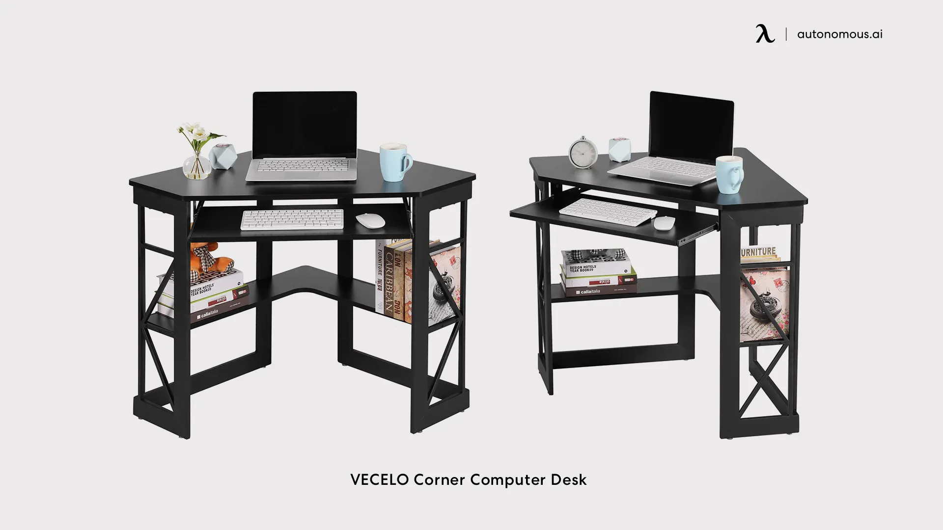 VECELO Corner Computer Desk